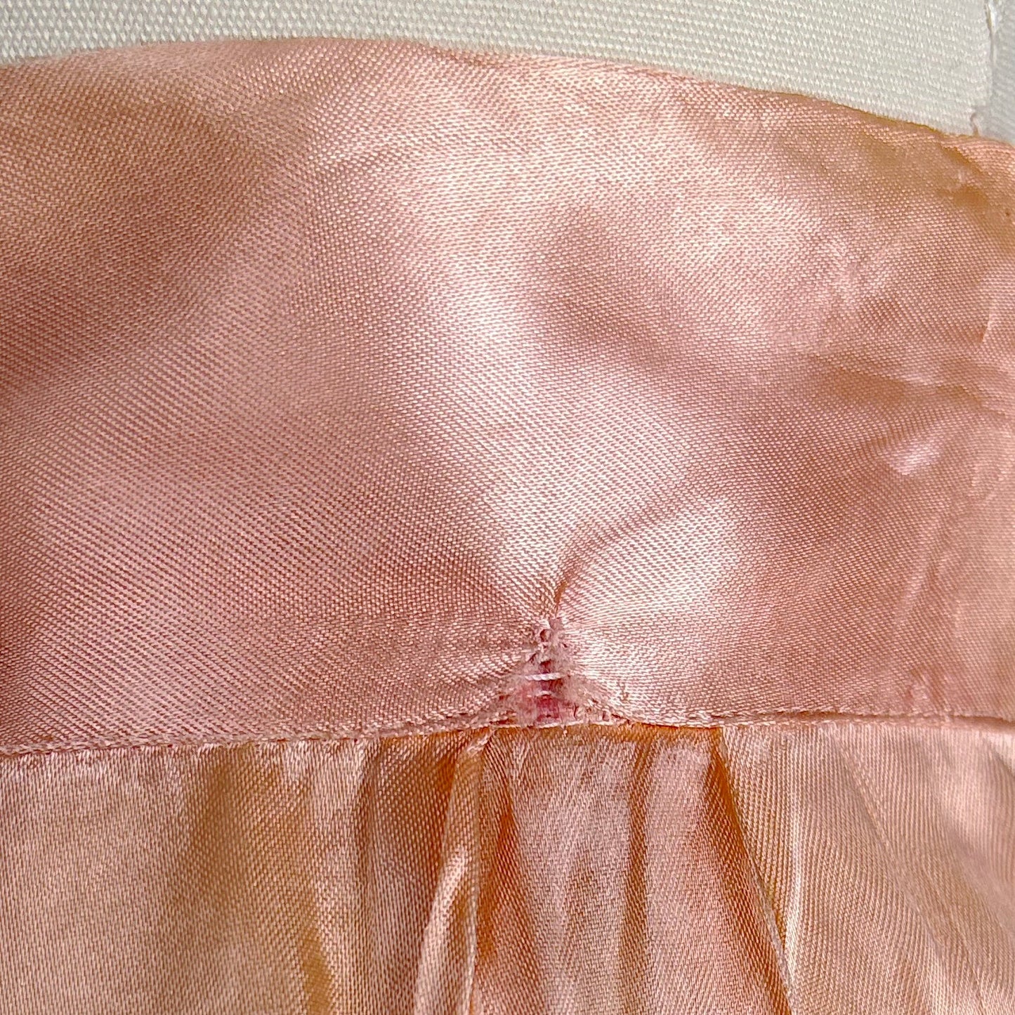 1930's - 1940's Palazzo Lounge Pants - Rich Peach Rayon Satin with Extra Wide Leg & Ultra High Waist - Daggers & Dames