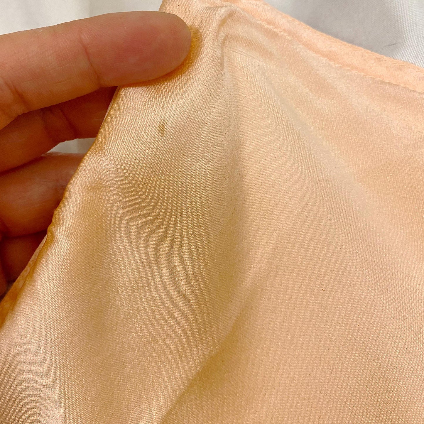 Vintage 1930's Tap Pants | Peachy Pink Silk with Satin Appliques & Scalloped Hem | Size XS