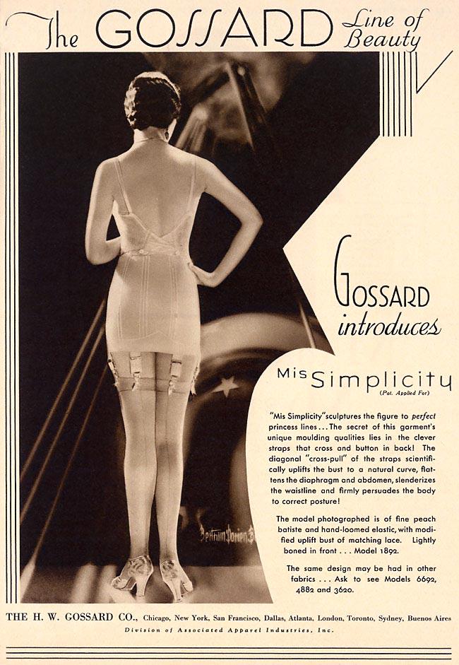 Vintage 1930's - 1940's All in One Girdle | Pale Apricot Cotton with Elastic Panels & Garters | Size 34 B, M | By Gossard - Daggers & Dames