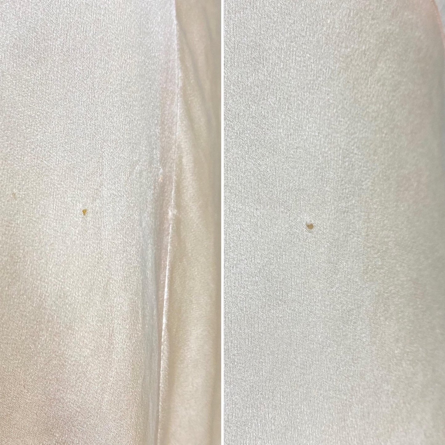 Vintage 1930's - 1940's Slip - Pale Taupe Silk Satin with Ivory French Lace - Size M, L - By Fischer Heavenly Lingerie - Daggers & Dames