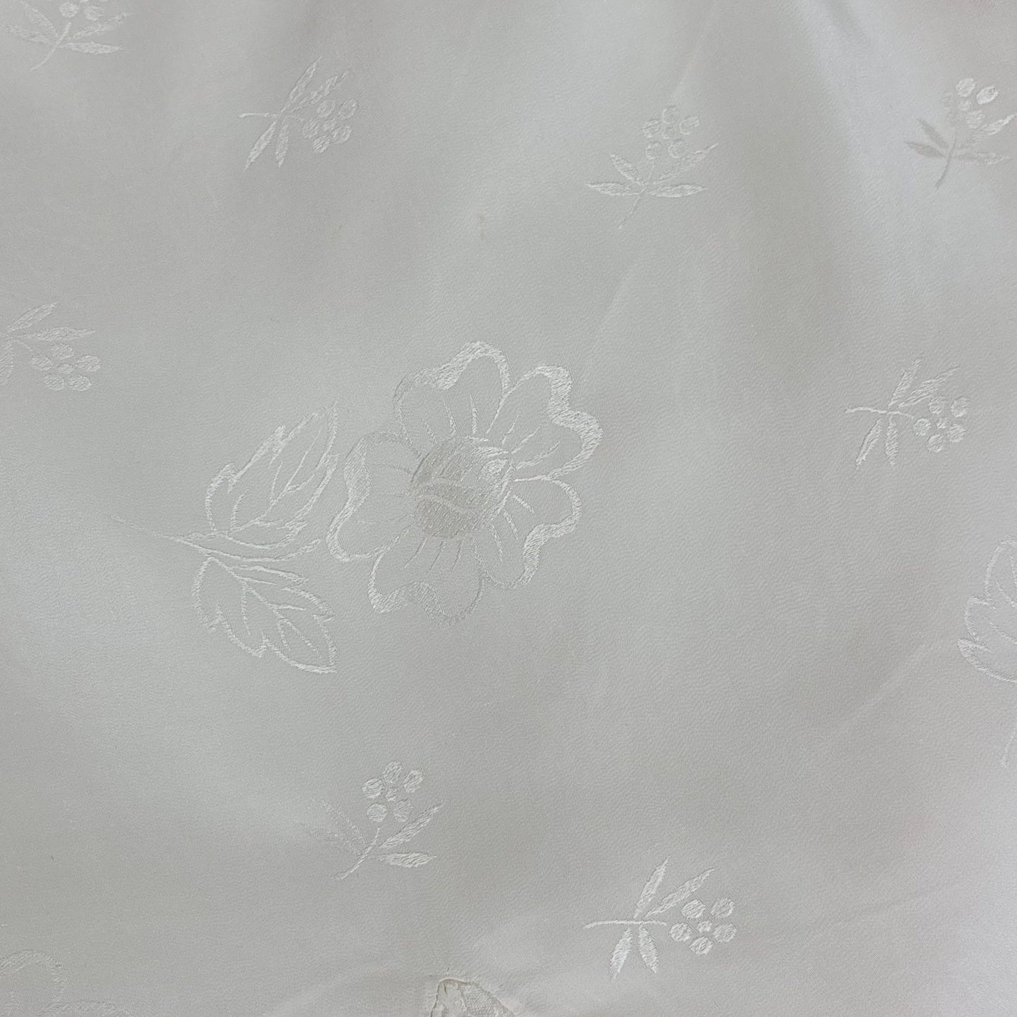 Vintage 1930's Hand Stitched White Silk Tap Pants with Satin Rose Damask Pattern - Size XS - Daggers & Dames