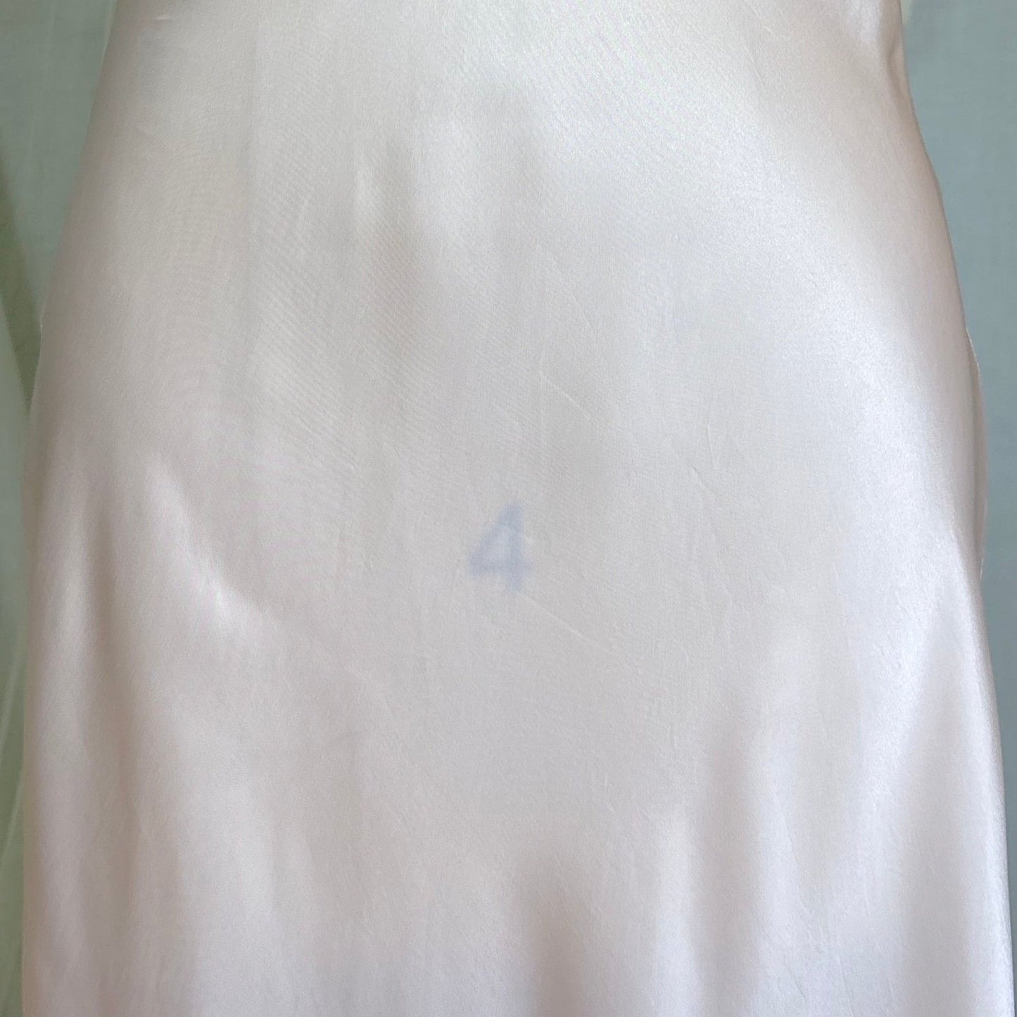 Vintage 1940's Baby Pink Rayon Satin Slip - By Fischer Heavenly Lingerie, Size S - Daggers & Dames