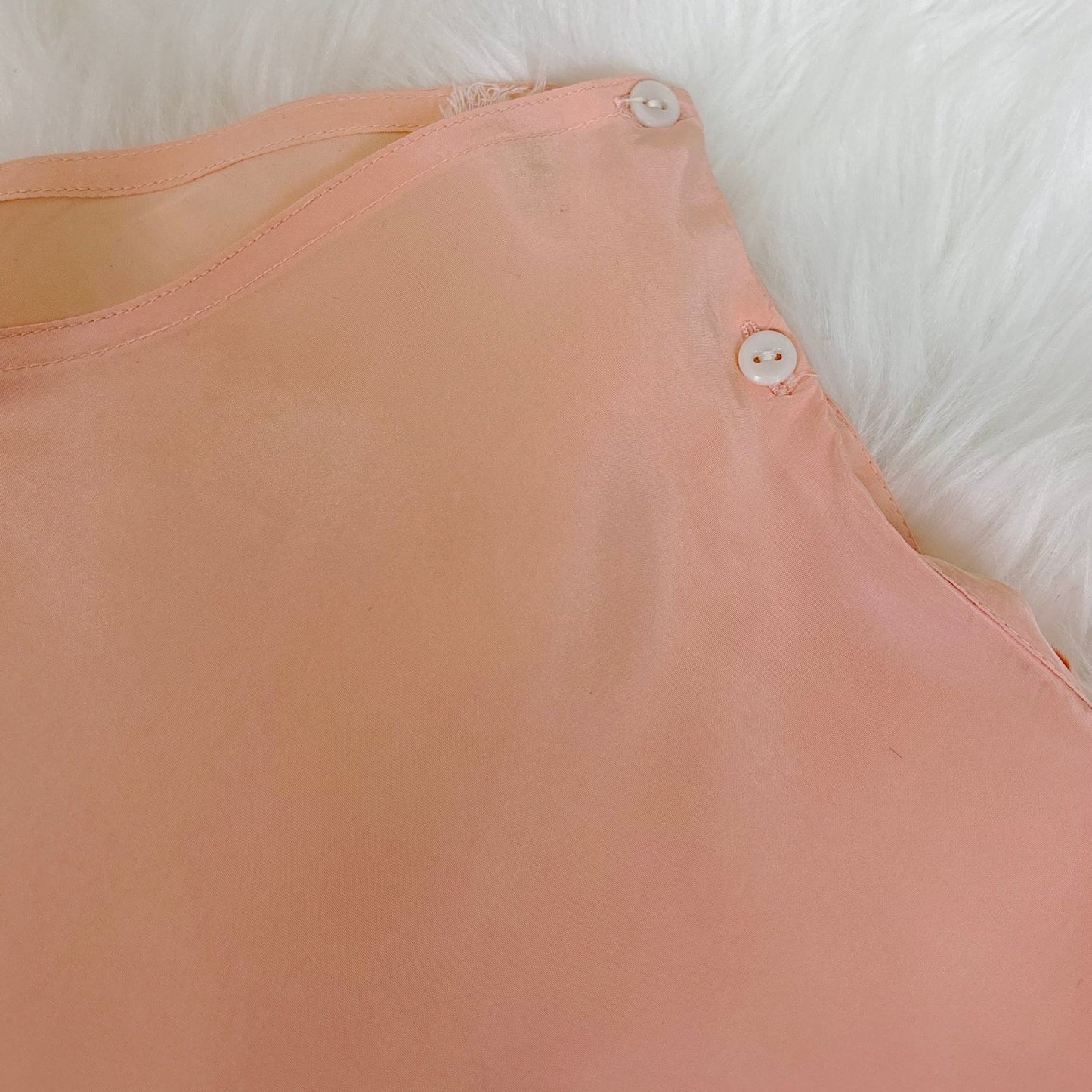 Vintage 1940's Candy Pink Rayon Tap Pants with Silver Bell Embroidery - Size XS - Daggers & Dames