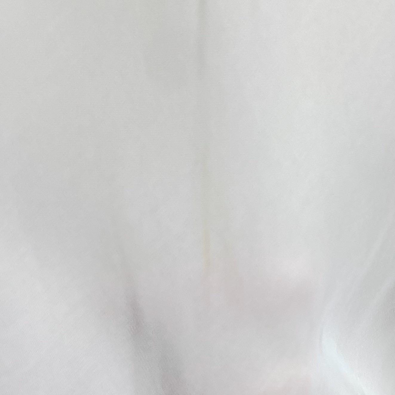 Vintage 1940's Nightgown | White Rayon Crepe with Baby Blue Embroidery | Size M, LG | Barbizon - New with Tags - Daggers & Dames