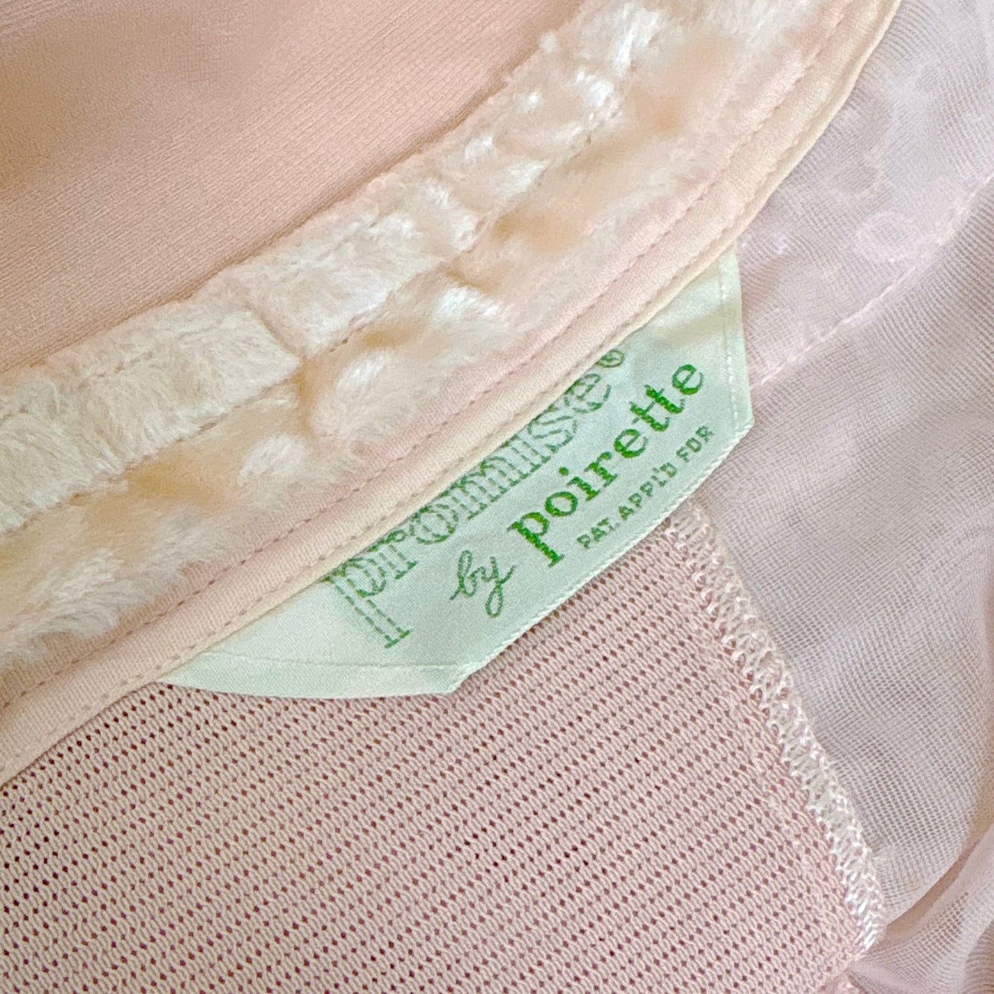 Vintage 1950's Rose Pink Rayon Satin All - in - One Girdle - By Promise by Poirette, size S, M - Daggers & Dames