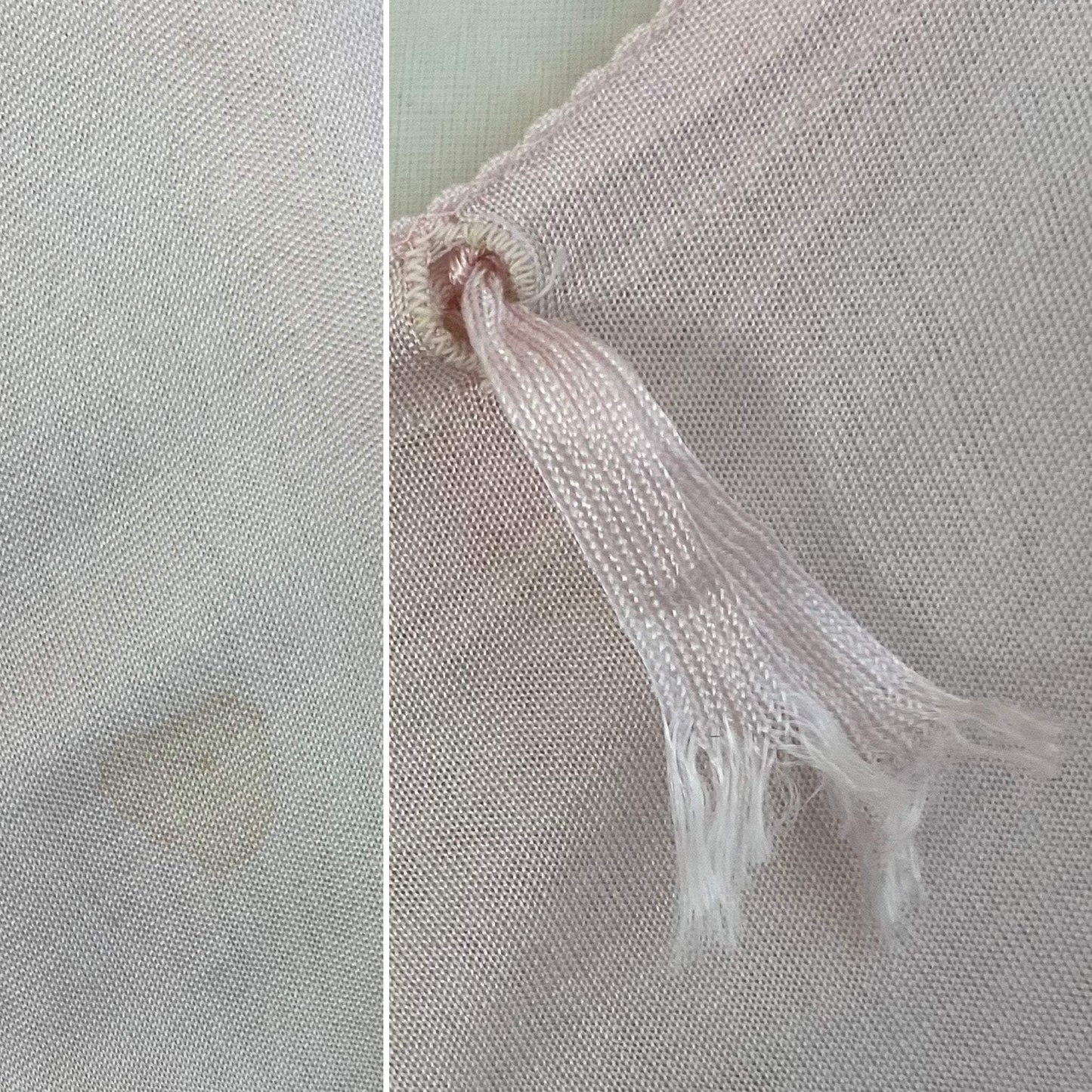 Antique 1920's Camiknicker | Pale Pink Silk Knit with Button Drop-Seat | Size 30-34 Bust, XXS, XS - Daggers & Dames
