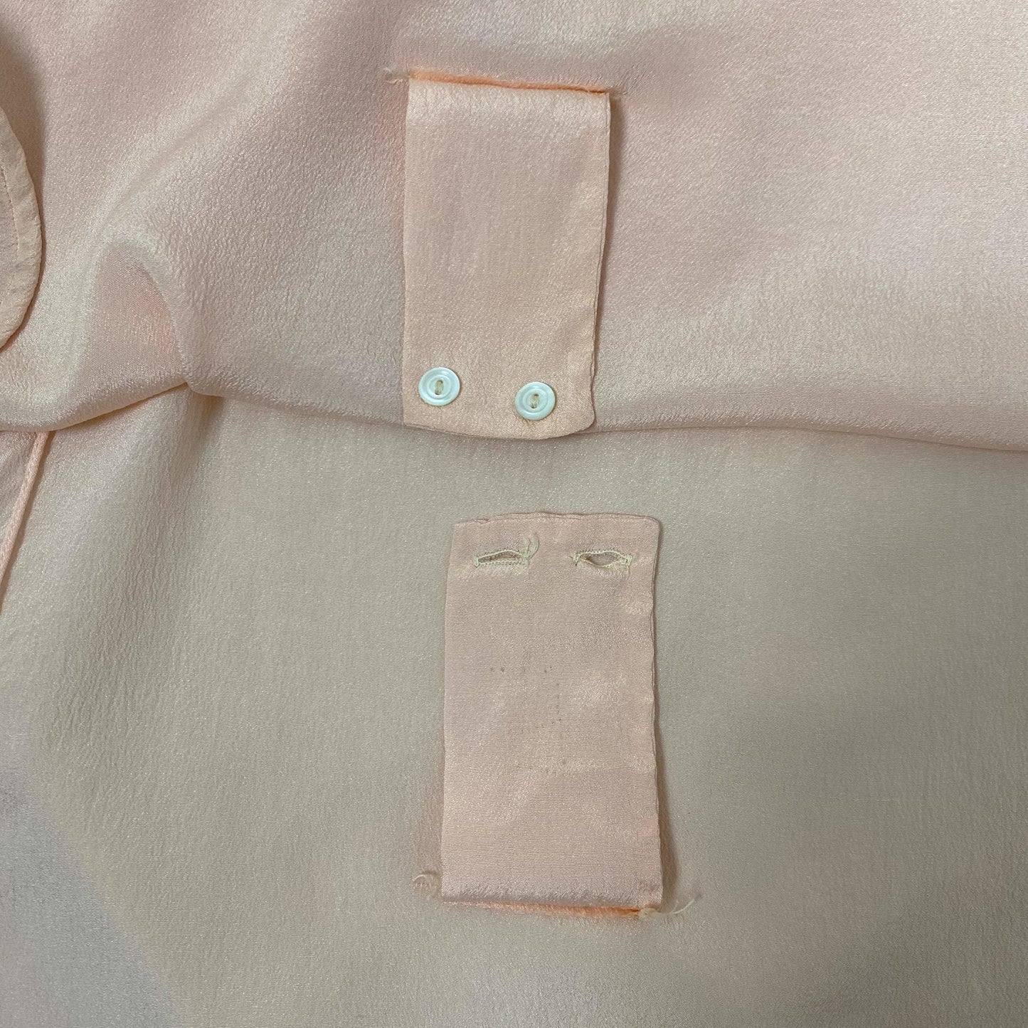 Antique 1920's Step In Chemise | Sheer Princess Pink Silk with Tambour Lace & Silk Rosettes | Size 32-34 Bust, XS/S | Never Worn - Daggers & Dames