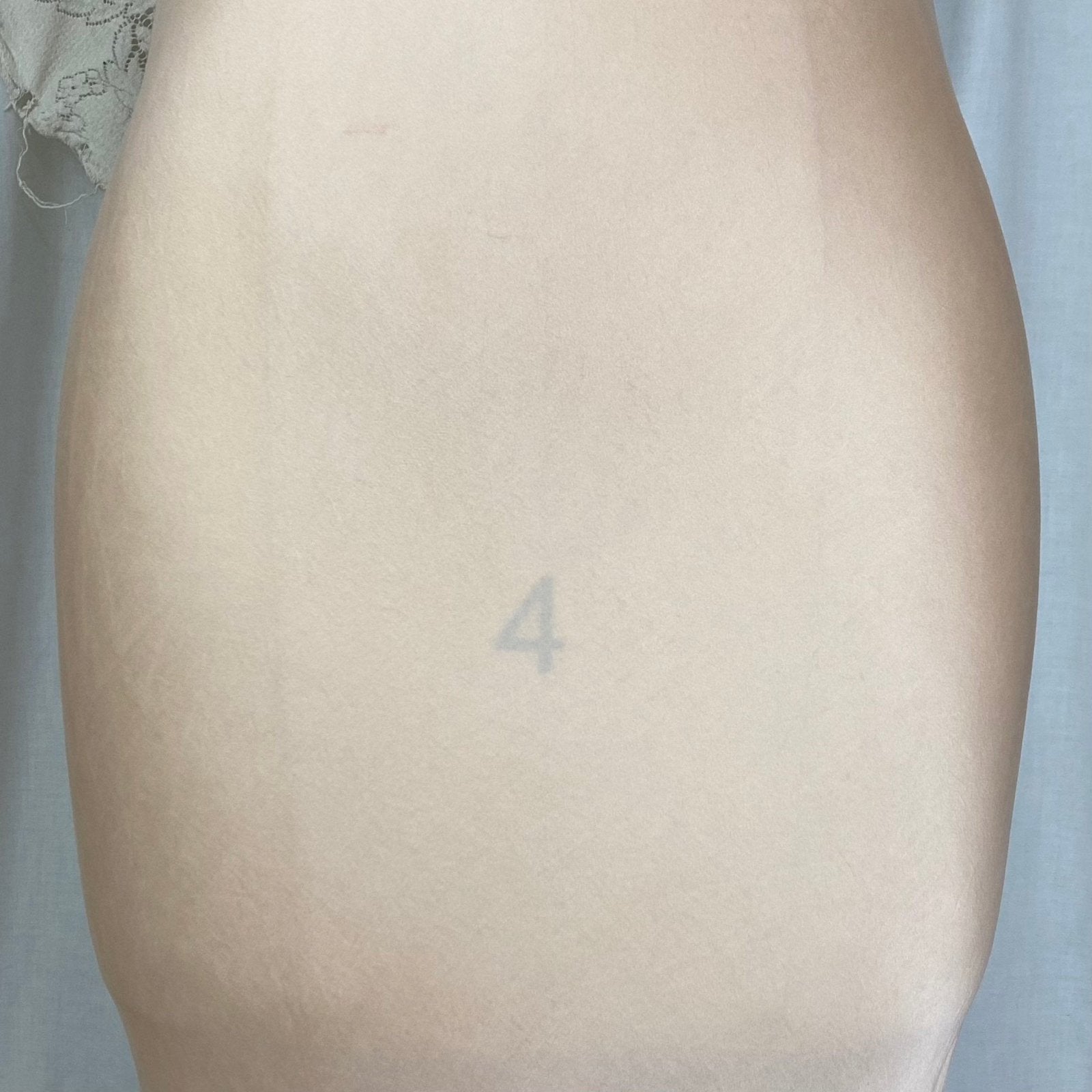 Vintage 1930's Maxi Slip Dress | Semi Sheer Peach Silk with Deep Bias Cut & Low Back | Size S, M - Daggers & Dames