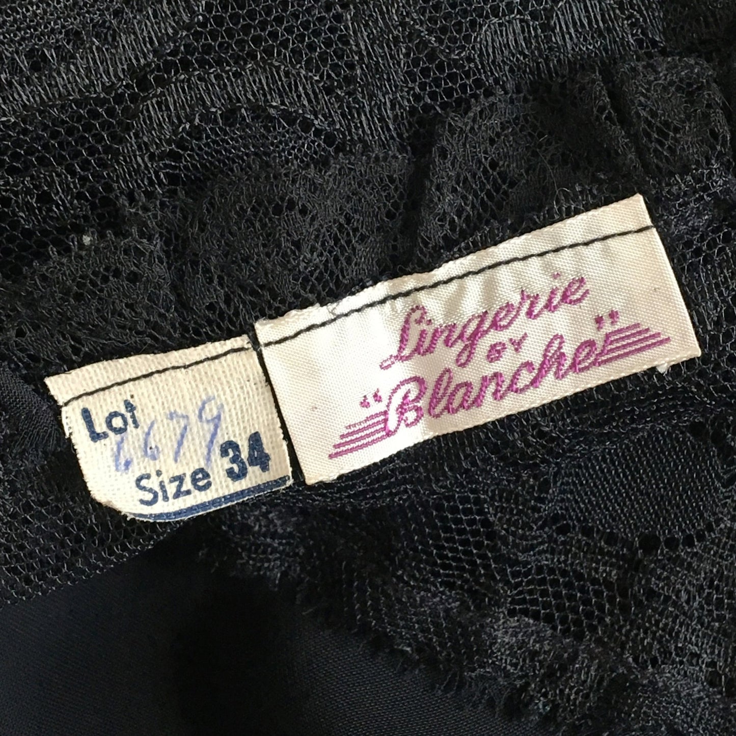 Vintage 1930's Nightgown | Sheer Black Rayon Chiffon with Chantilly Lace | Size S - Daggers & Dames