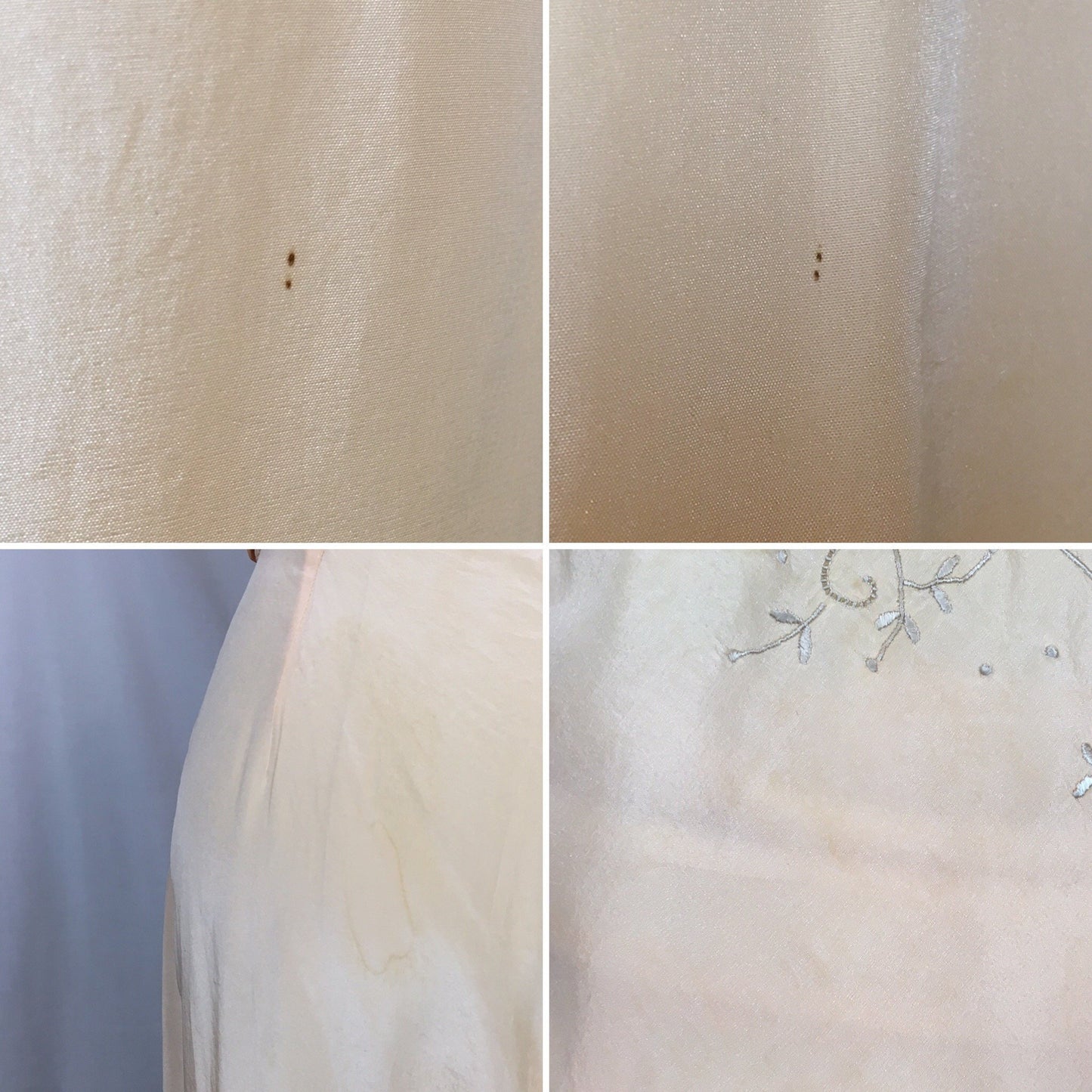 Vintage 1930's Pajama Set | Hand Sewn Sheer Peach Silk with Raw Sienna Chantilly Lace & Hand Embroidery | NRA Label | Size SM - Daggers & Dames