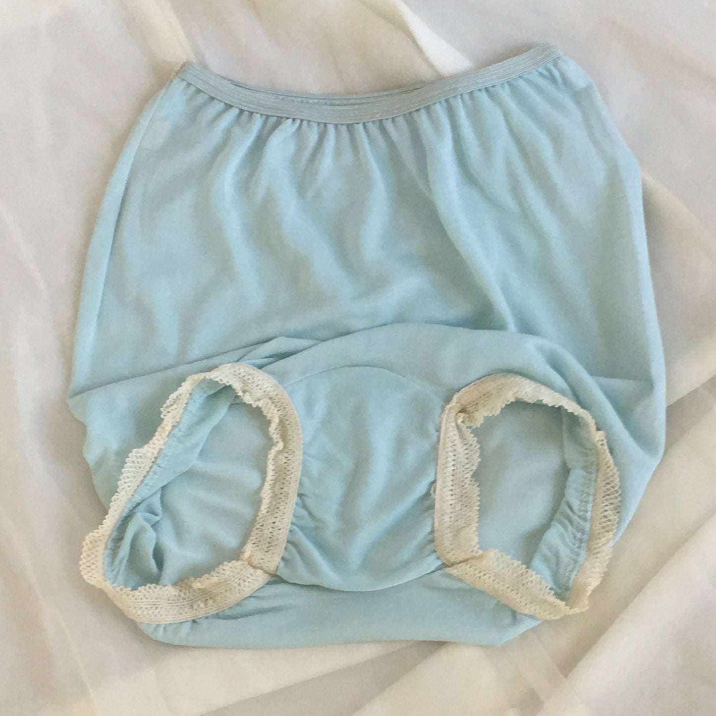 Vintage 1940's Blue High Waist Rayon Panties -Never Worn - Daggers & Dames
