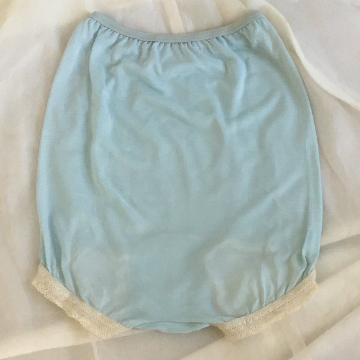 Vintage 1940's Blue High Waist Rayon Panties -Never Worn - Daggers & Dames