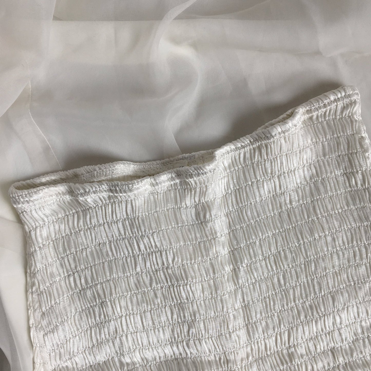 Vintage 1940's Girdle Panties | Ruched White Rayon Satin with Cotton Lace & Bows | Mabs Bitsies | Size XXS, XS - Daggers & Dames