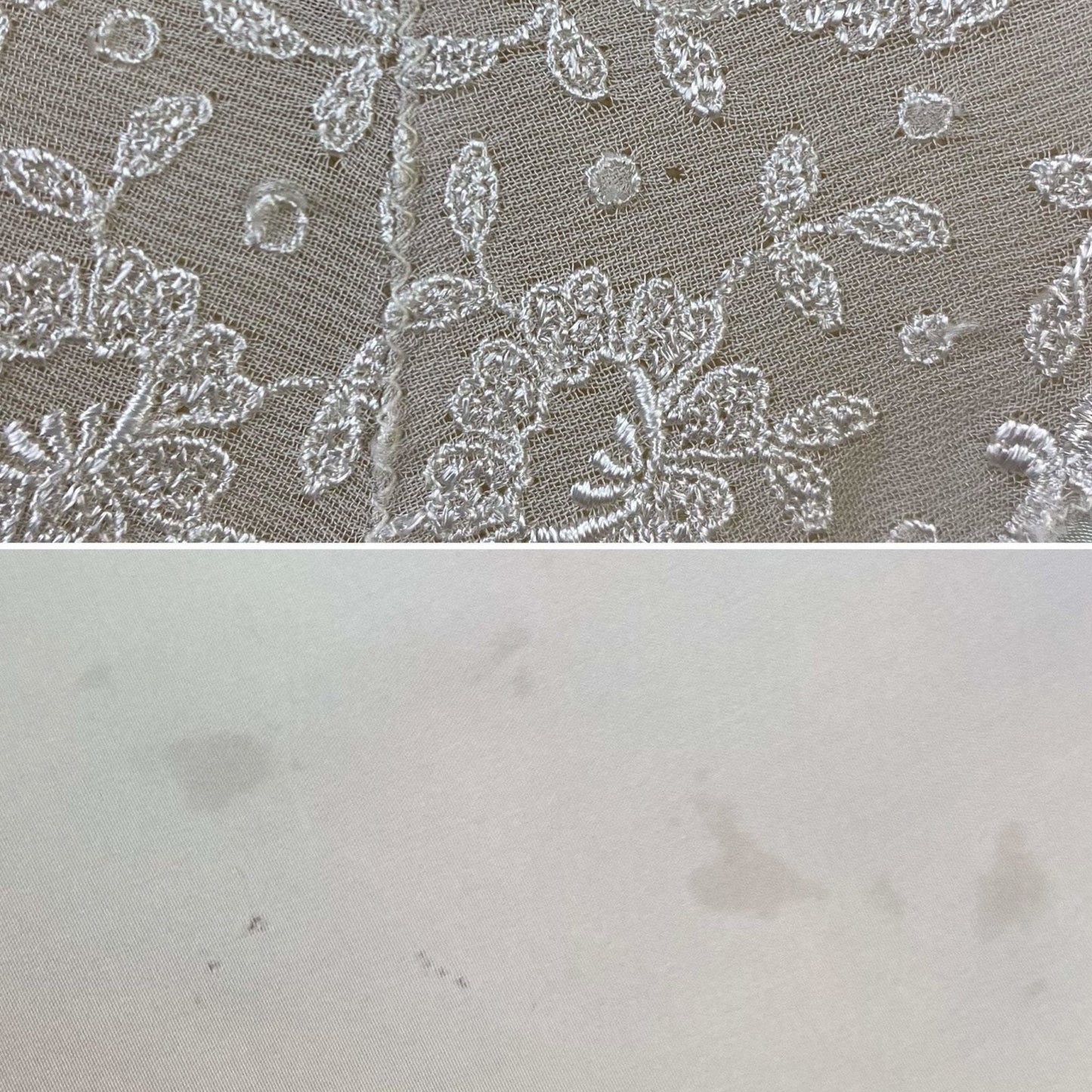 Vintage 1940's Nightgown | Pale Mint Green Rayon Crepe with Bone White Embroidered Chiffon | Size M, LG | Lady Leonora, Gown of the Month - Daggers & Dames