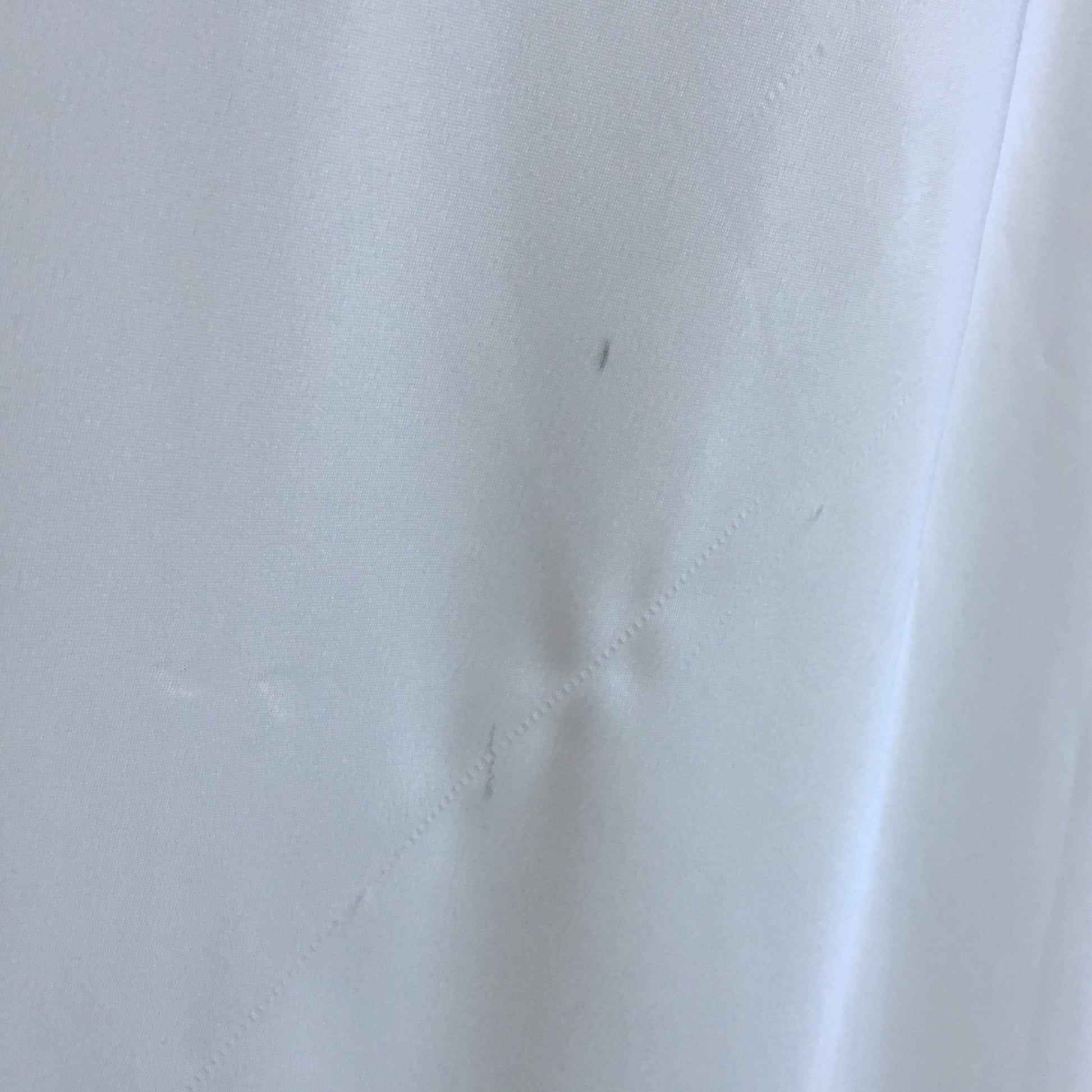 Vintage 1940's Nightgown | White DuPont Nylon Satin with Lace & Leaf Appliques | Chevette | Size M - Daggers & Dames