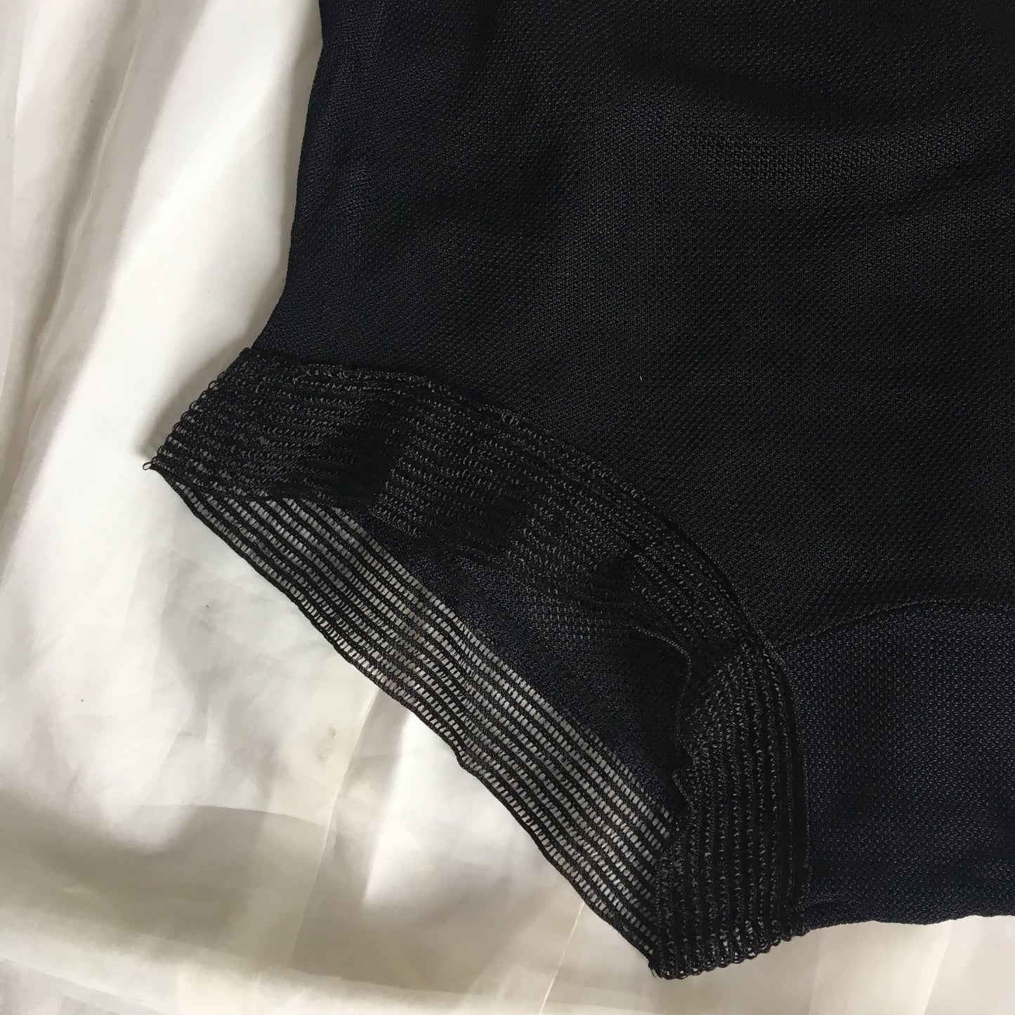 Vintage 1940's Panties | Black Rayon Mesh with Ladder Stitched Hems | Never Worn | Size XXS, XS - Daggers & Dames