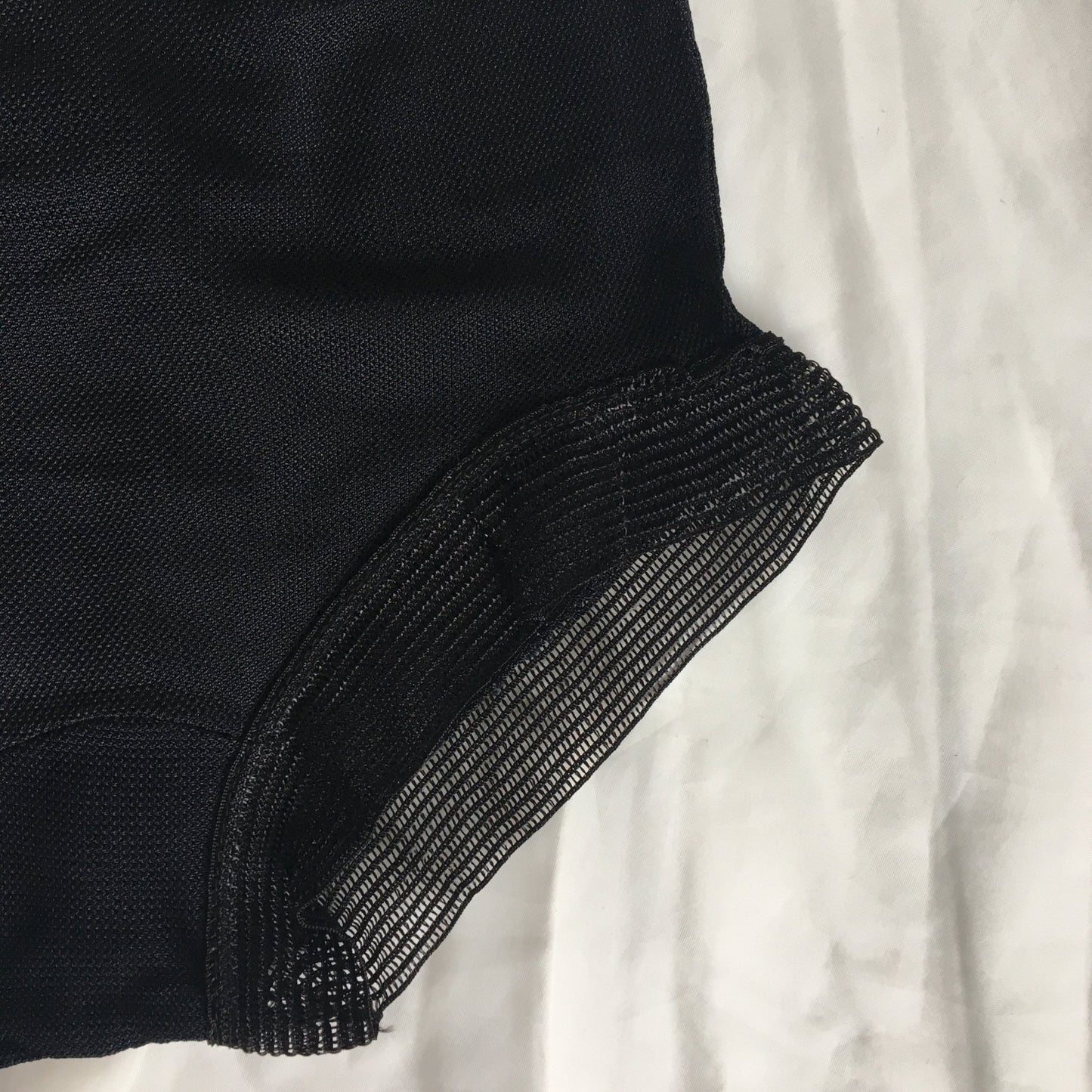 Vintage 1940's Panties | Black Rayon Mesh with Ladder Stitched Hems | Never Worn | Size XXS, XS - Daggers & Dames