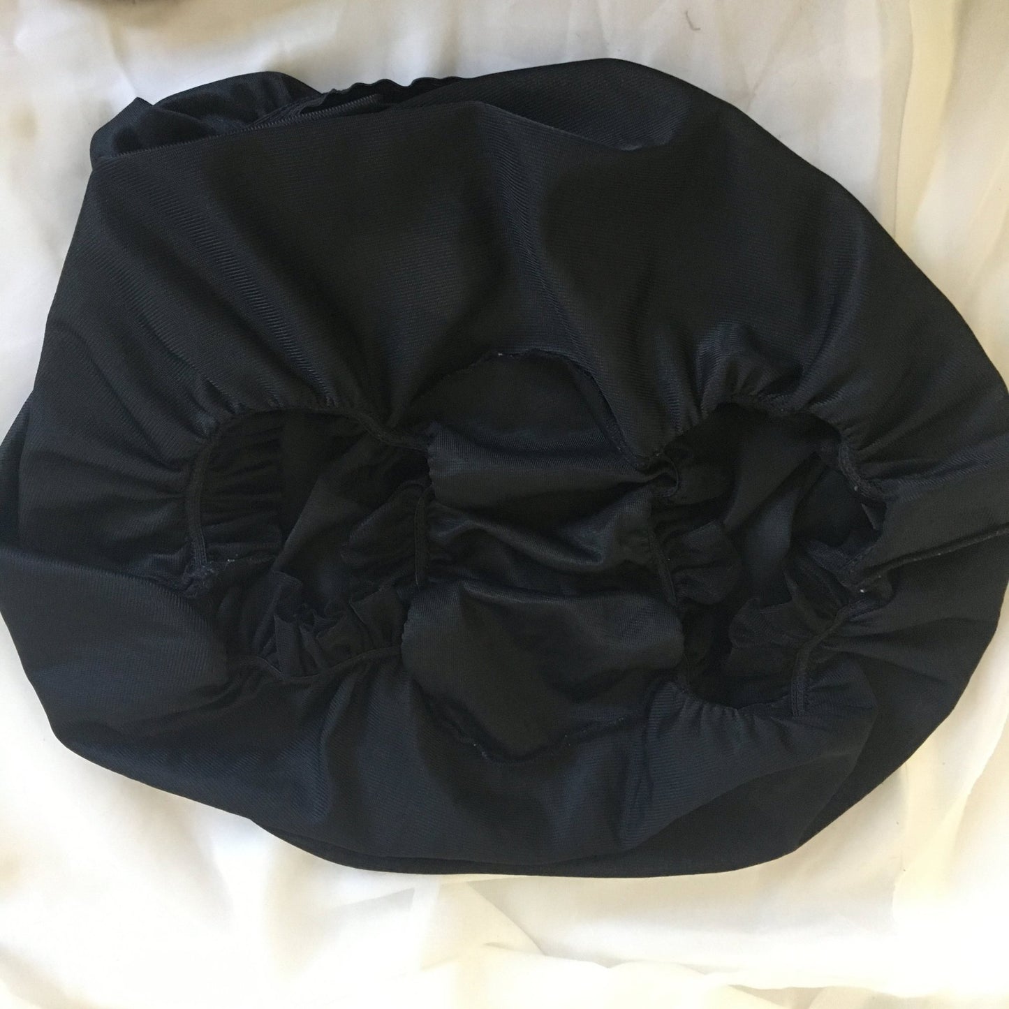 Vintage 1950's Black Ruffle Leg High Waist Panties -Double Mushroom Gusset - Daggers & Dames