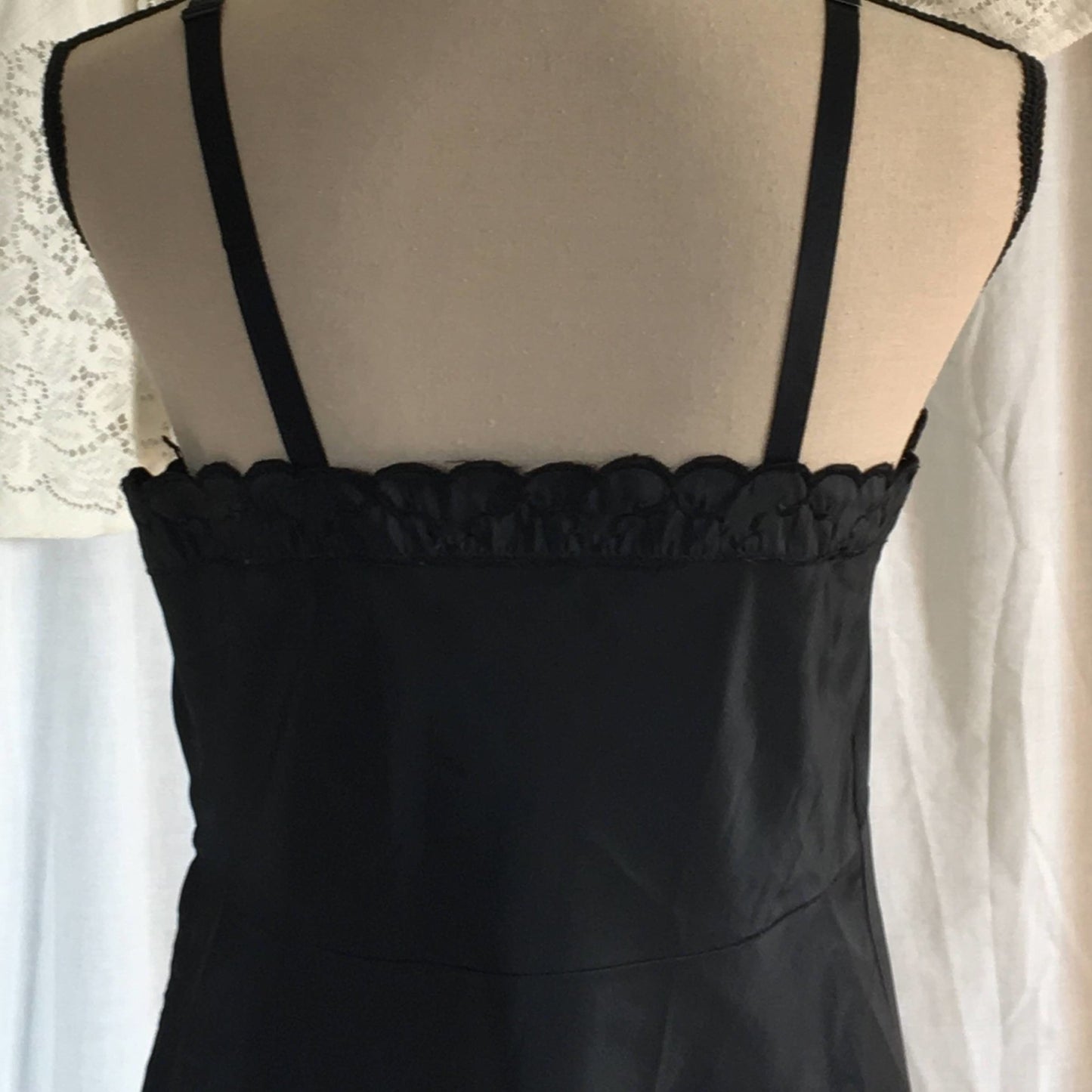 Vintage 1950s Black Slip by Gaymode - Daggers & Dames