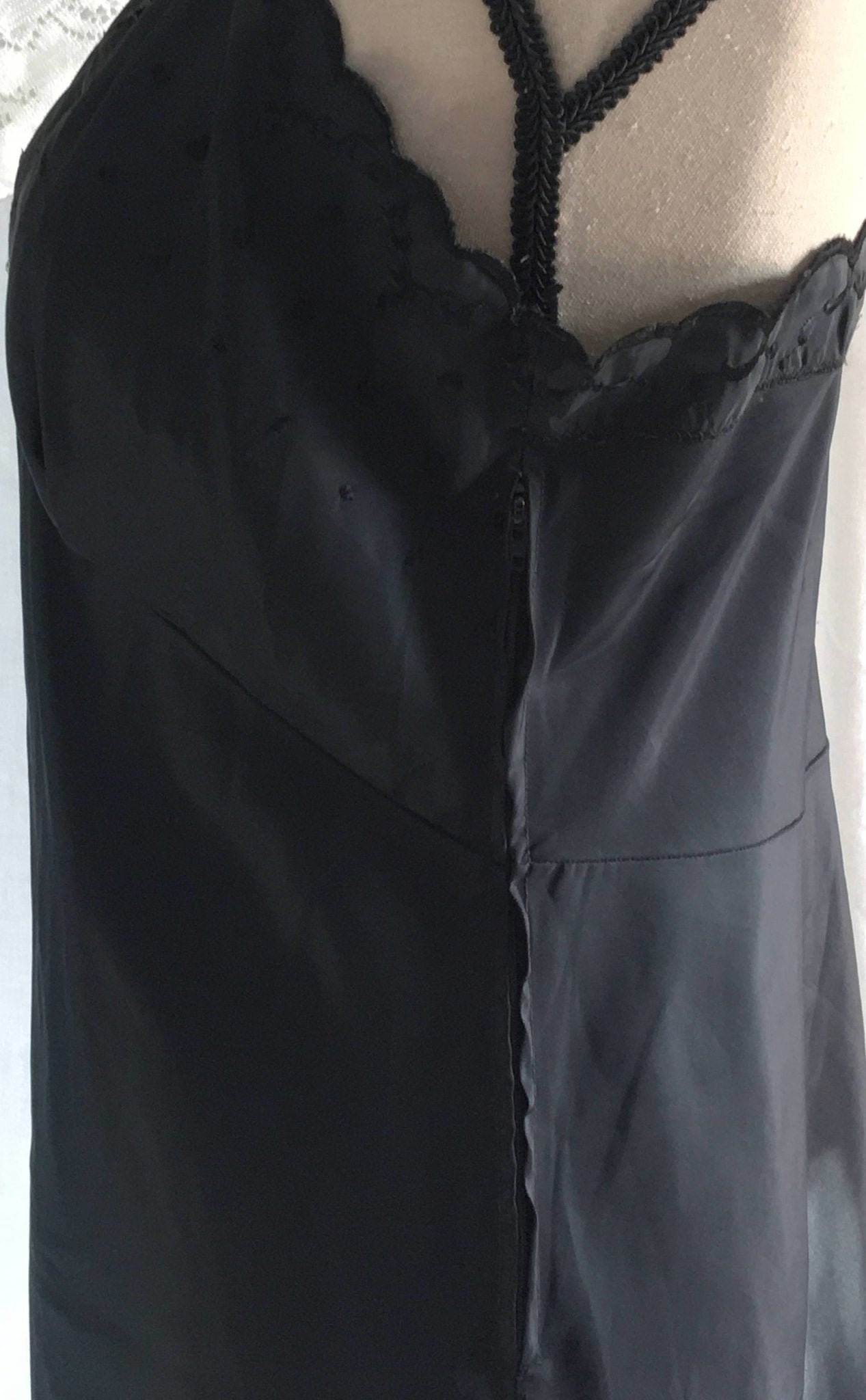 Vintage 1950s Black Slip by Gaymode - Daggers & Dames