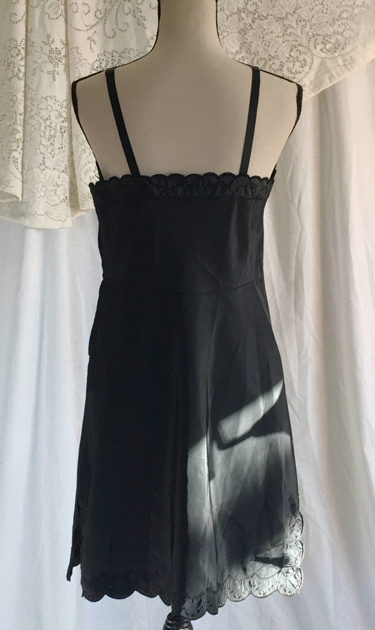 Vintage 1950s Black Slip by Gaymode - Daggers & Dames