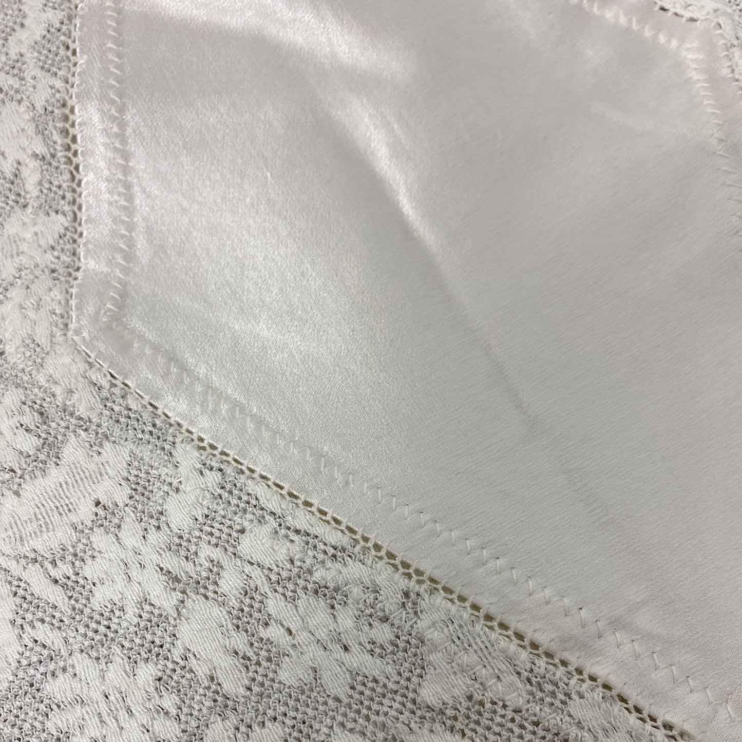 Vintage 1950's Long Leg Panty Girdle | White Floral Cotton Lace with Garters & Open Crotch | Size XS | Olga - Daggers & Dames