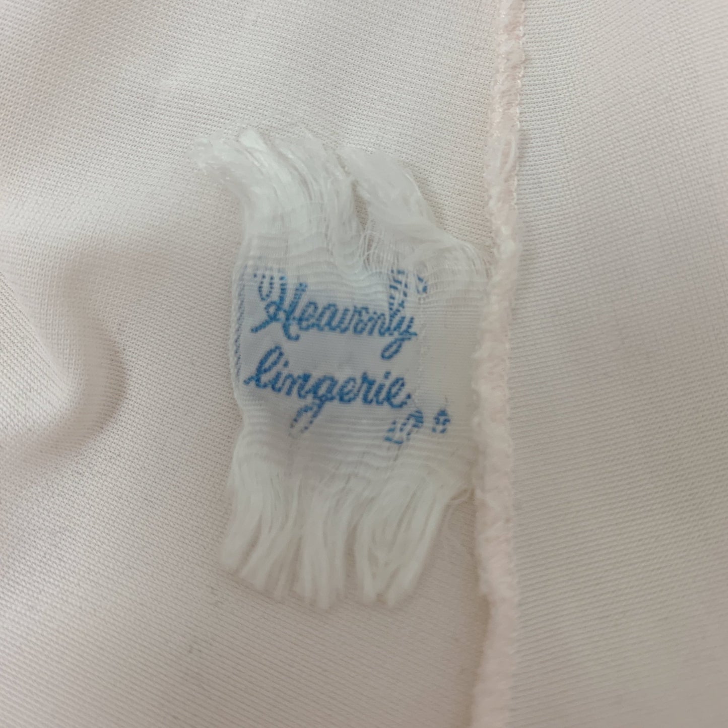 Vintage 1950's Nightgown | Powder Pink Nylon with Crystal Pleat Ruffles & White Lace | Size S | Fischer Heavenly Lingerie - Daggers & Dames