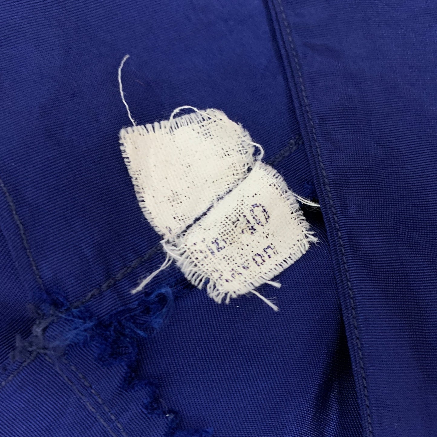 Vintage 1950's Slip | Rich Cobalt Blue Rayon with Crystal Pleat Hem | Size L, XL - Daggers & Dames