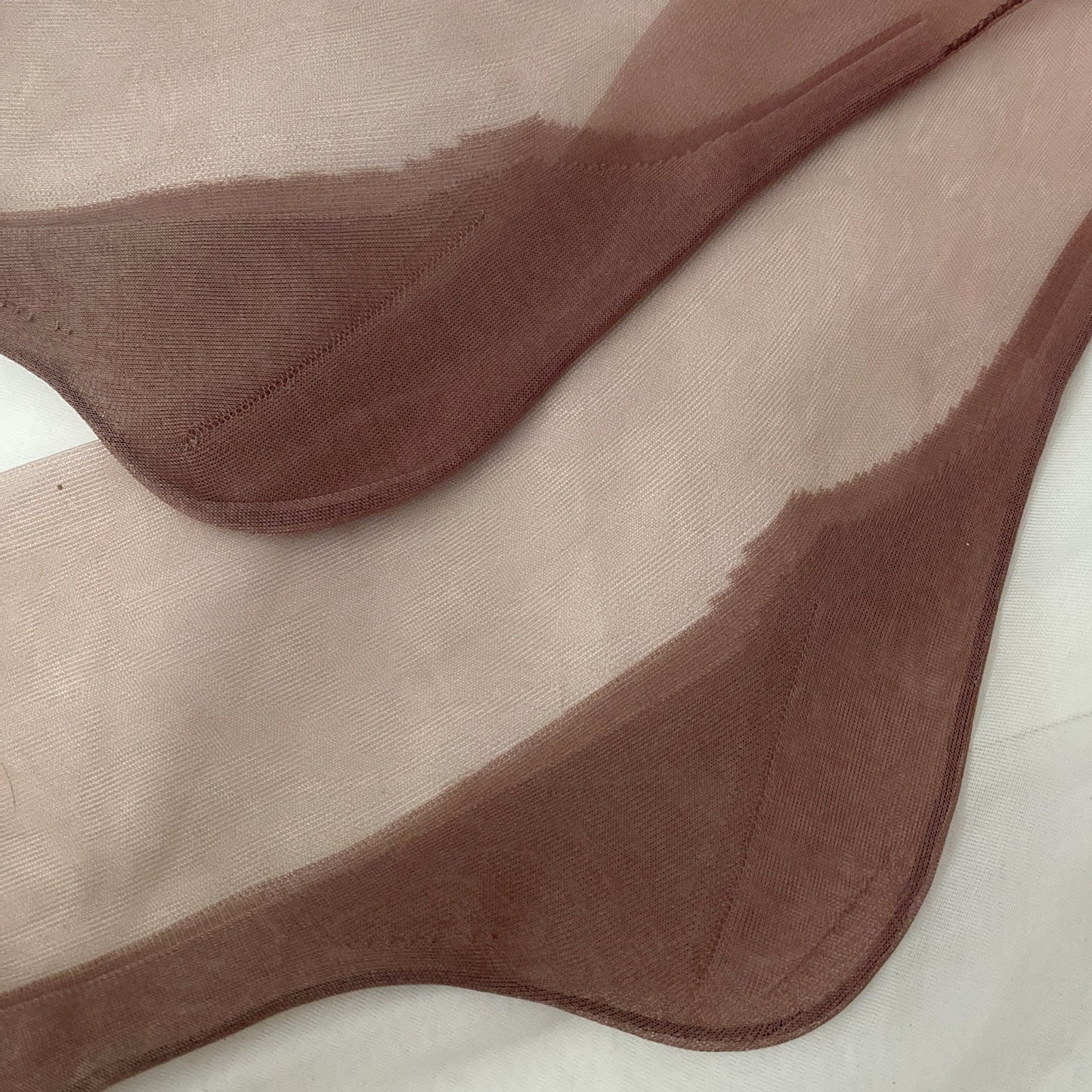 Vintage 1950's Stockings | Full Fashioned Tan Nylon with Black Threaded Exposed Seams & Cuban Heel | Size 8.5, 9, 9.5 | La France - Daggers & Dames