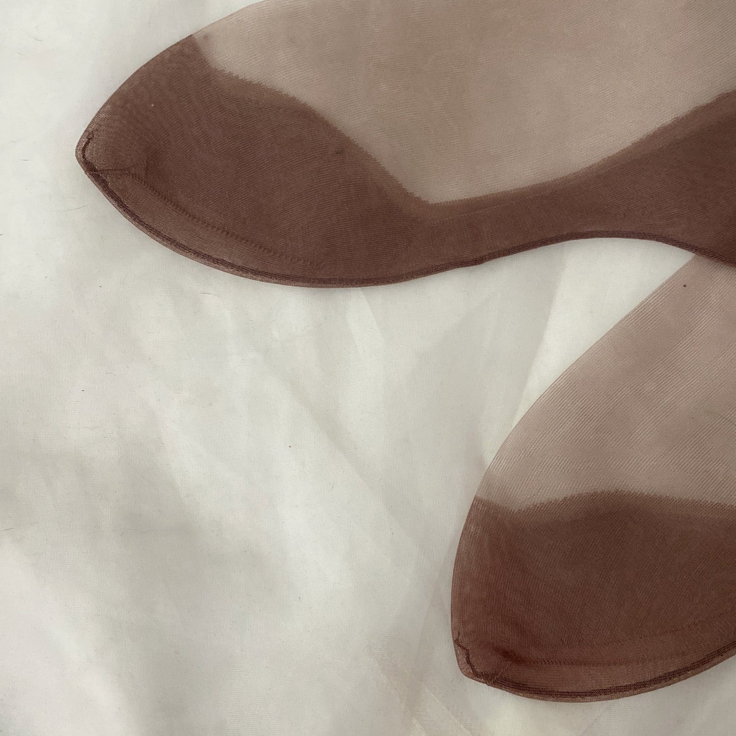 Vintage 1950's Stockings | Full Fashioned Tan Nylon with Black Threaded Exposed Seams & Cuban Heel | Size 8.5, 9, 9.5 | La France - Daggers & Dames