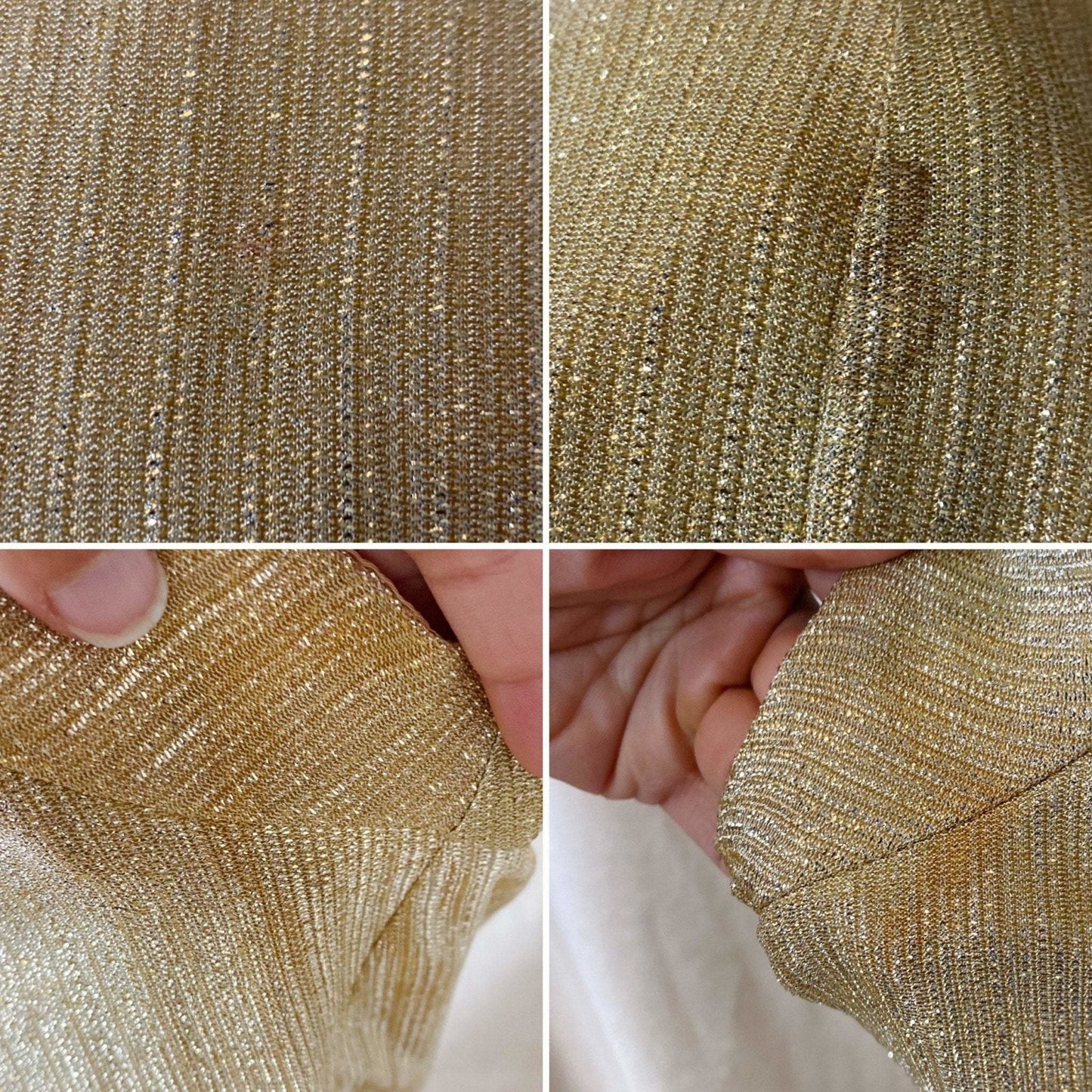 Vintage 1960's Cocktail Wiggle Dress | Diva Gold Lurex Taffeta | Size 38 Bust, M - Daggers & Dames