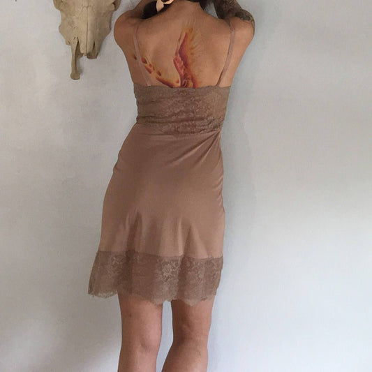 Vintage 1960's Mocha Slip by Artemis - Daggers & Dames