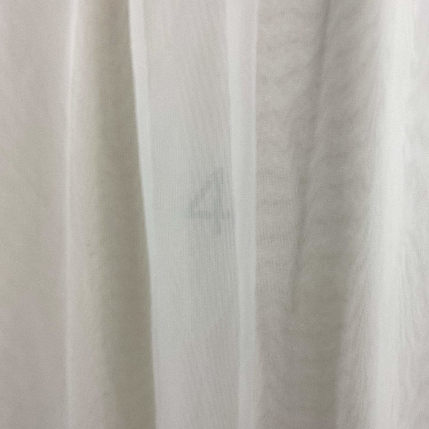 Vintage 1960's Nightgown | Sheer White Nylon Chiffon with Blue Ribbon Rosettes | Size XS, S | Radcliffe - Daggers & Dames