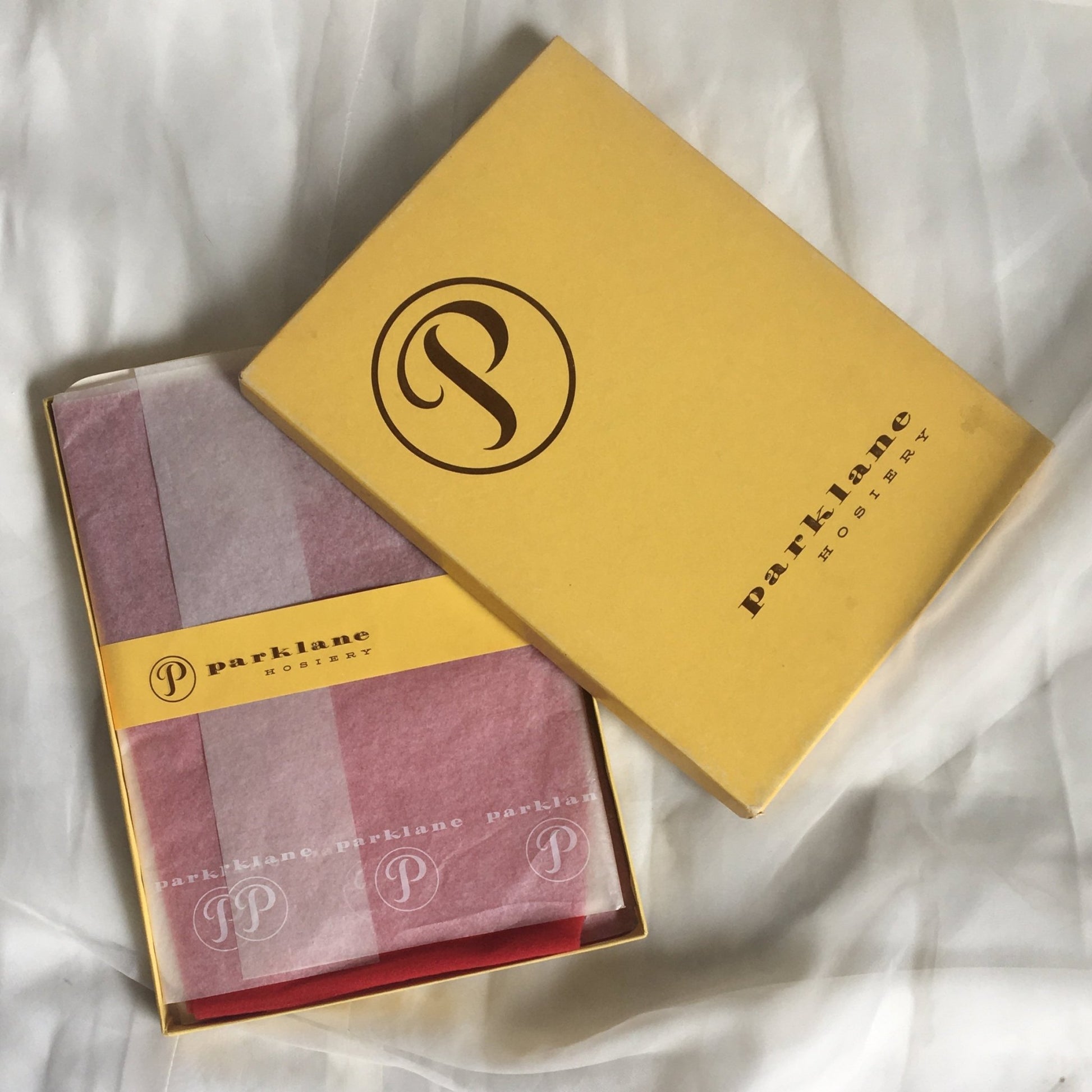 Vintage 1960's Stockings | Lipstick Red Seamless Nylon with Wide Welt | New in Box, 2 Pairs | Ultra Long Thigh Highs | Parklane | Free Size - Daggers & Dames