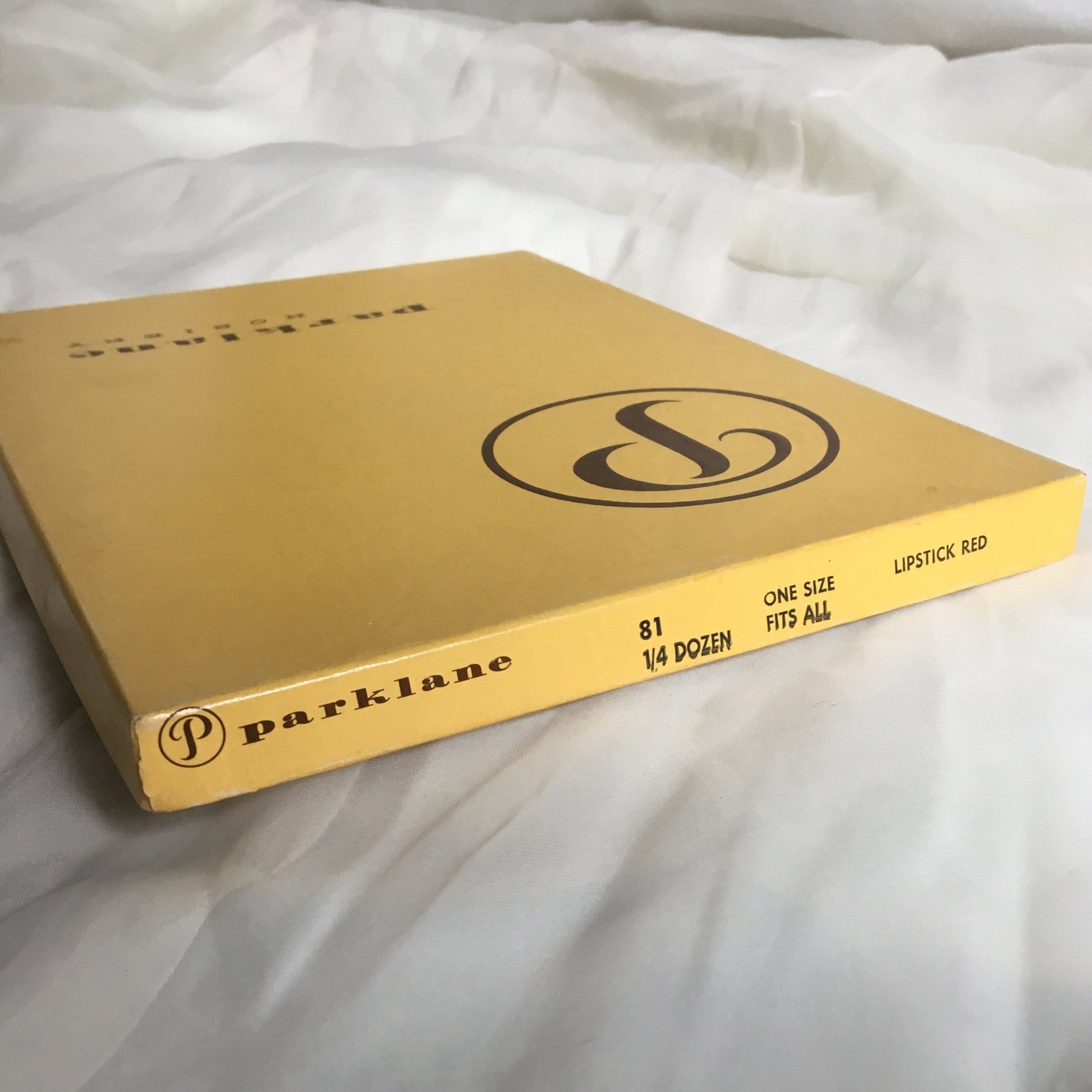 Vintage 1960's Stockings | Lipstick Red Seamless Nylon with Wide Welt | New in Box, 2 Pairs | Ultra Long Thigh Highs | Parklane | Free Size - Daggers & Dames