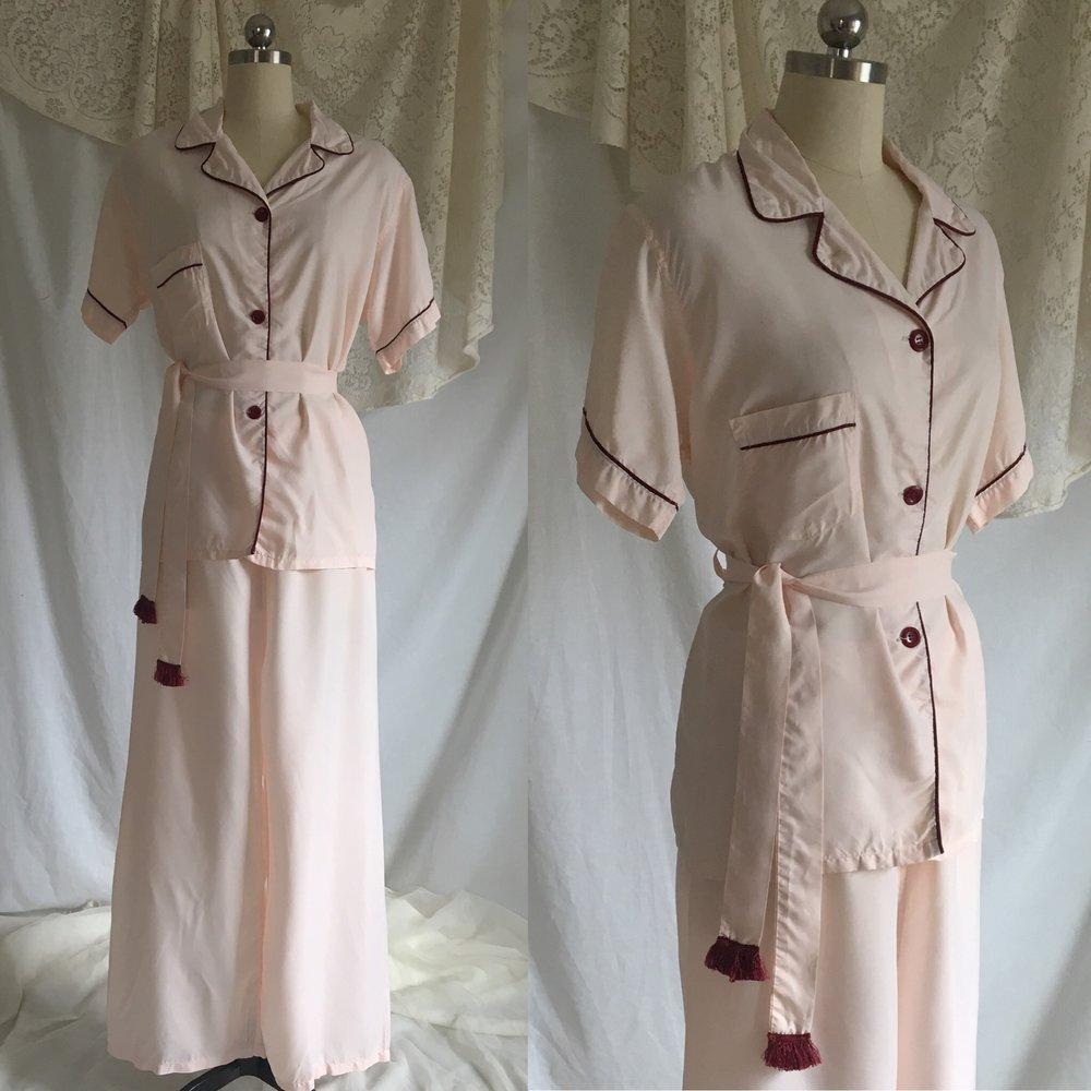 Lady Berkleigh and her Man Tailored Pajamas - Daggers & Dames