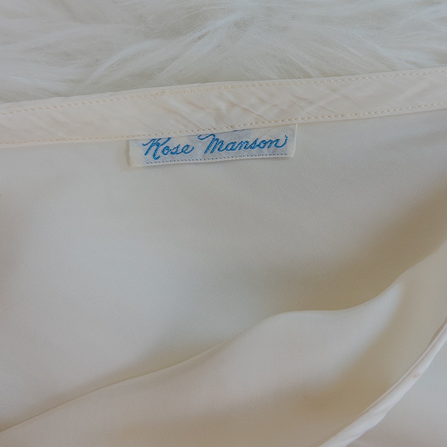 1940's Tap Pants - Bright White Rayon with Ecru Lace | Small