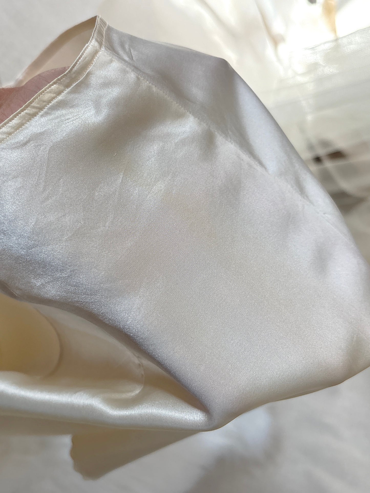 Vintage 1930's - 1940's Tap Pants - Cream Silk & Rayon Satin with Rare Zip Closure by Barbizon, New with Tags | XXS