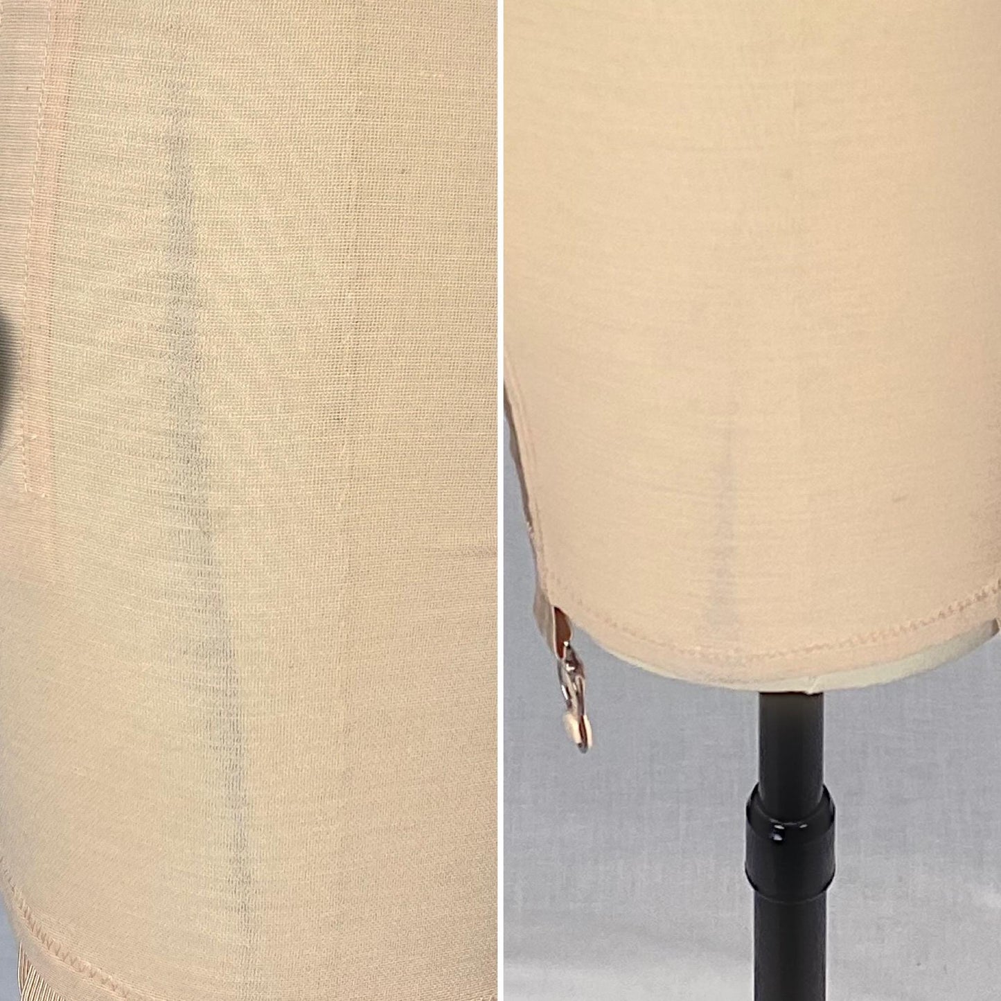 Vintage 1940's - 1950's Girdle | Peach Rayon Satin with Rubber Mesh Panels | Size S | Stardust New with tags