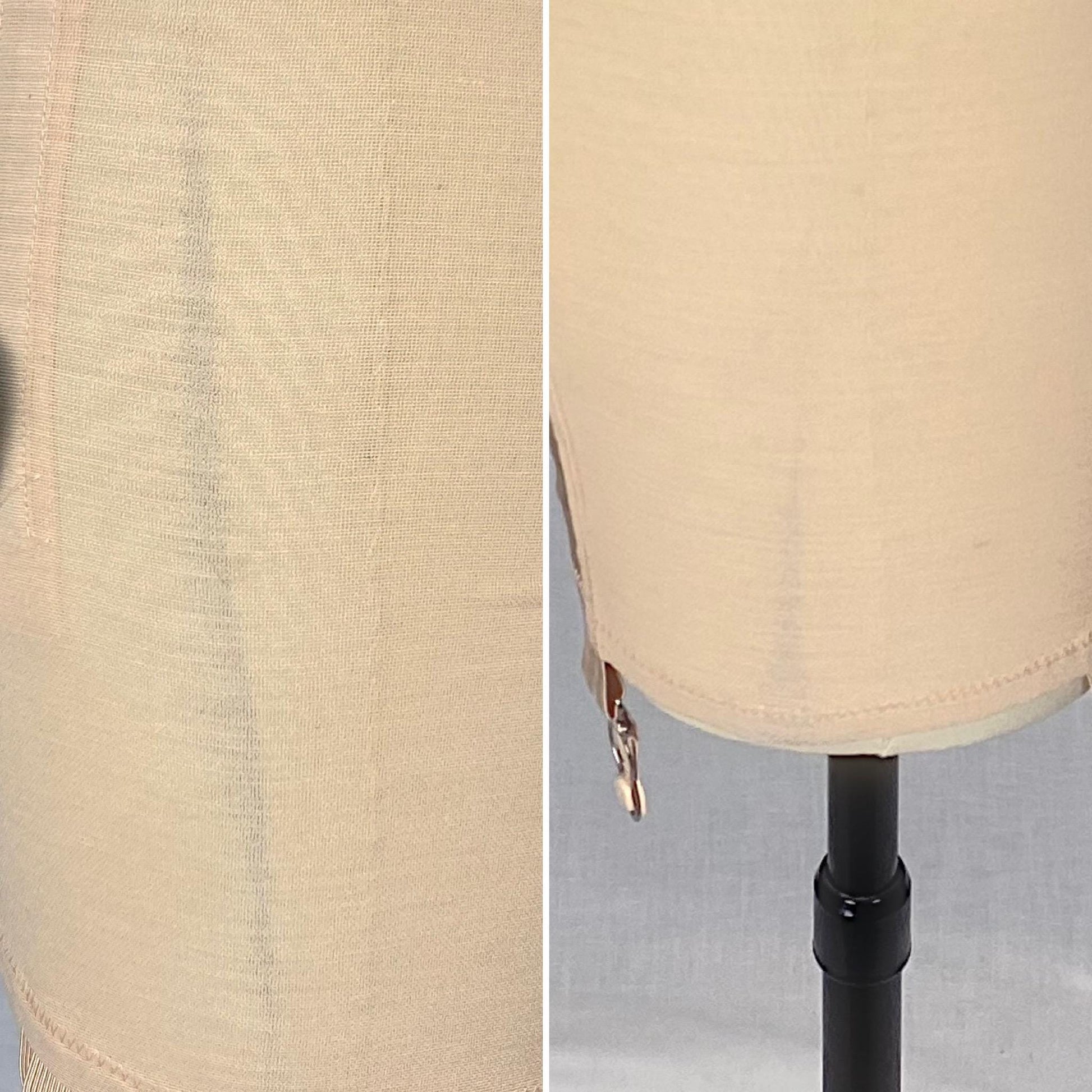 Vintage 1940's - 1950's Girdle | Peach Rayon Satin with Rubber Mesh Panels | Size S | Stardust New with tags