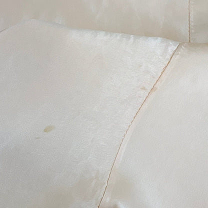 Vintage 1930's Hand Stitched Champagne Silk Satin Kestos Style Bra & Tap Pants Dance Set, size M - Daggers & Dames