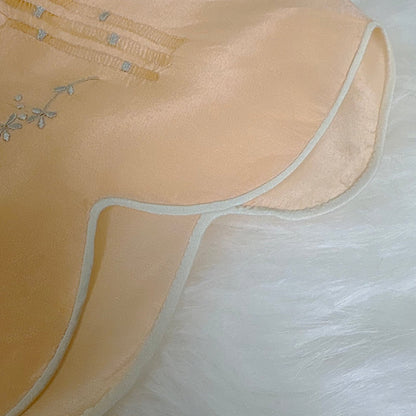 Vintage 1930's Hand Stitched Pale Peach Silk Tap Pants with Ladder Stitch Detail - By Sonette, Size M - Daggers & Dames