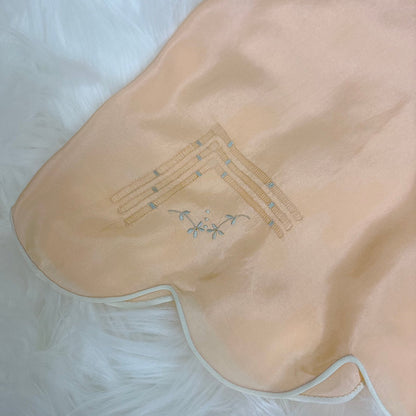 Vintage 1930's Hand Stitched Pale Peach Silk Tap Pants with Ladder Stitch Detail - By Sonette, Size M - Daggers & Dames
