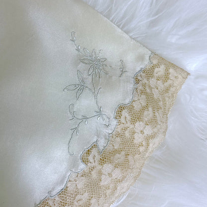 Vintage 1930's Ice Aqua Blue Silk Tap Pants with Side Zip Closure - by Marshall Fields & Co., size M - Daggers & Dames