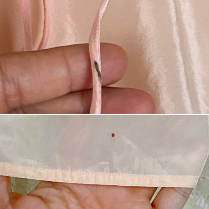 Vintage 1930's Powder Pink Silk Crepe Pajama Set - By Crepe de Lillian, Size M - Daggers & Dames