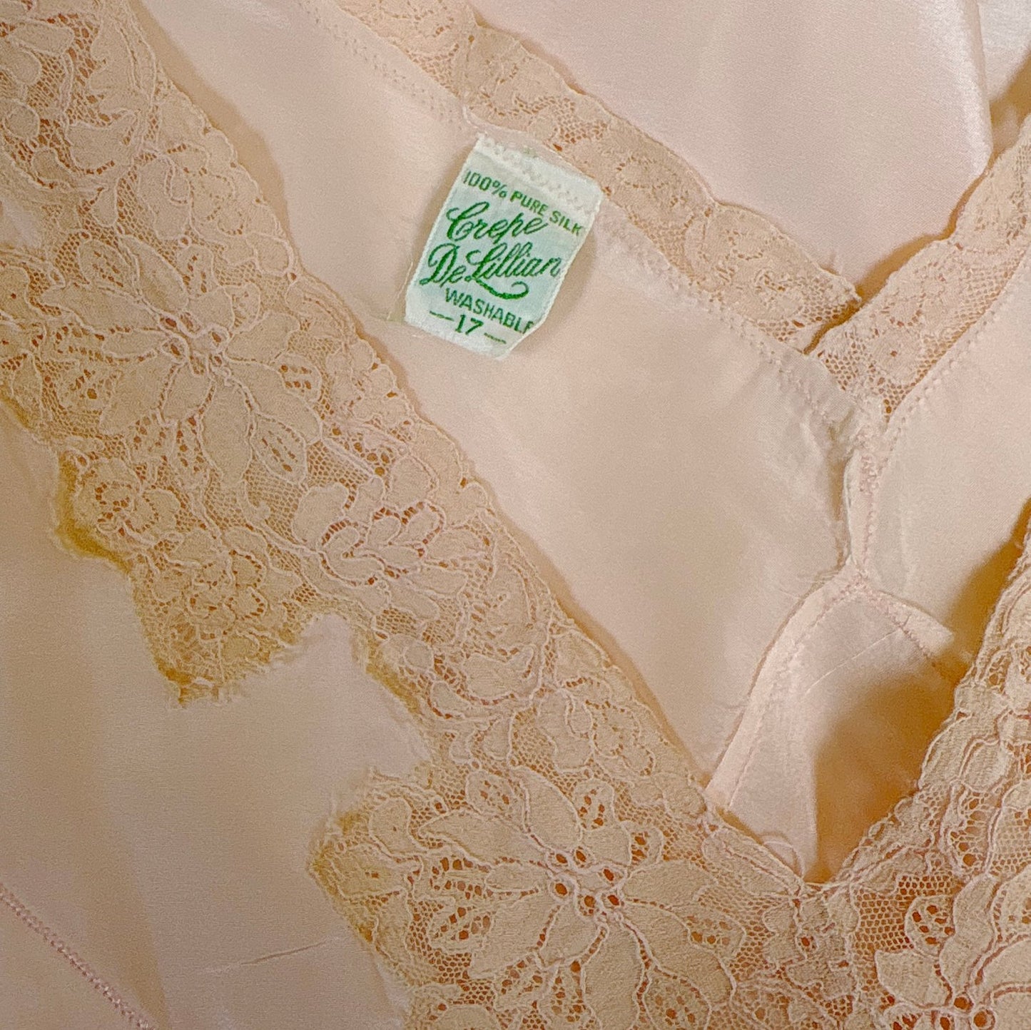 Vintage 1930's Powder Pink Silk Crepe Pajama Set - By Crepe de Lillian, Size M - Daggers & Dames
