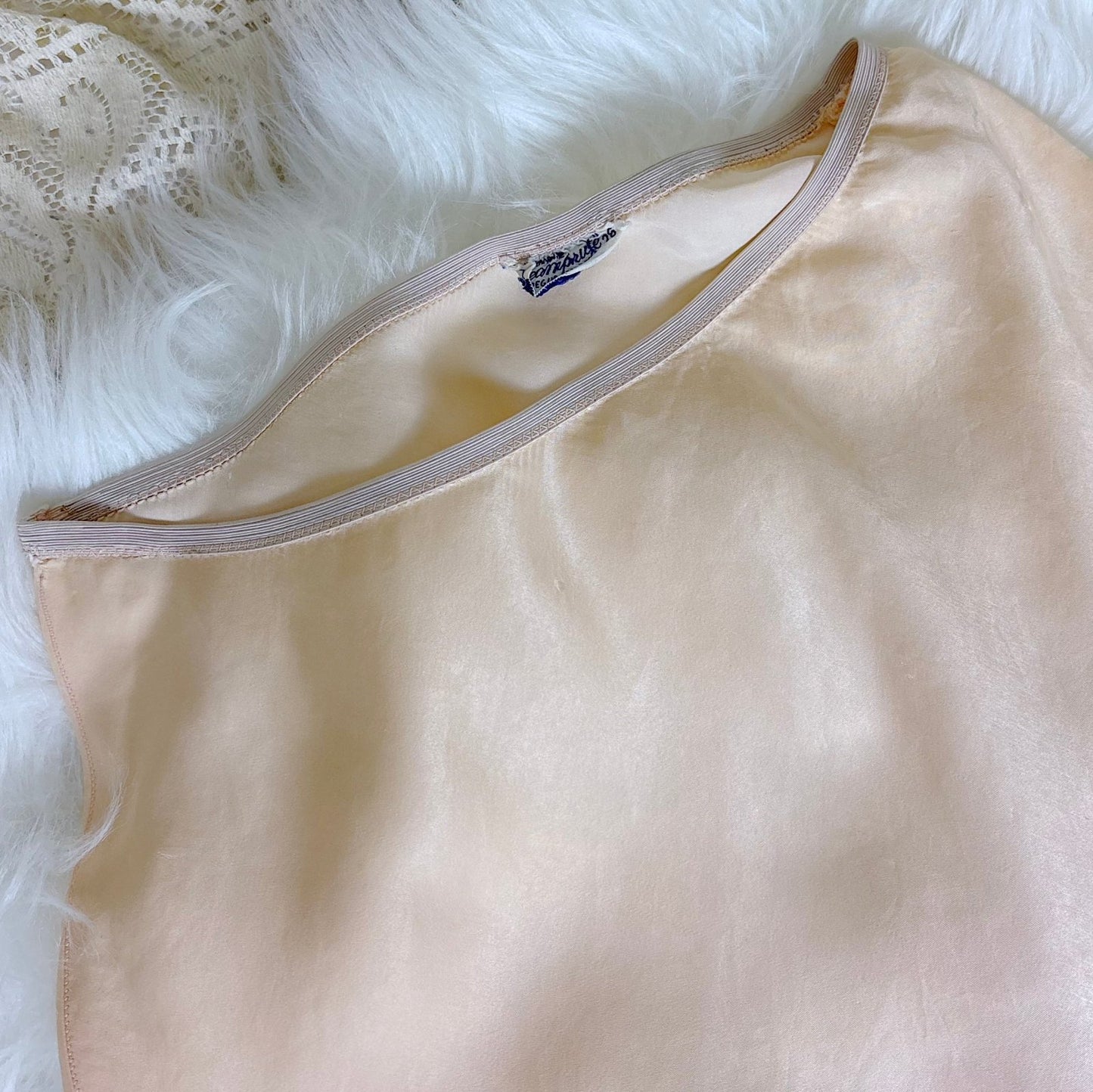 Vintage 1930's Powder Pink Silk Tap Pants with Intricate Lace Appliqués - by Seamprufe, size XS, S - Daggers & Dames