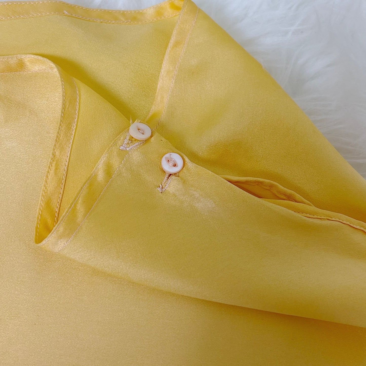 Vintage 1930's Saffron Yellow Silk Tap Pants with Ecru Lace Appliqués, size XS - Daggers & Dames