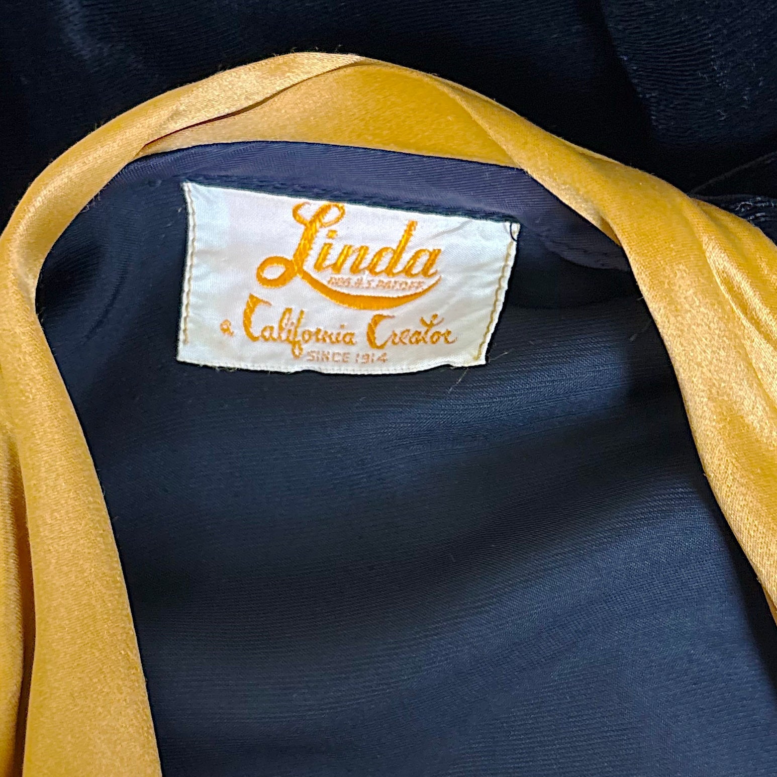 1940s Dressing Gown - Black Velvet & Gold Rayon Satin | Vintage Loungewear Daggers & Dames 1940s Dressing Gown - Black Velvet & Gold Rayon Satin | Vintage Loungewear Daggers & Dames