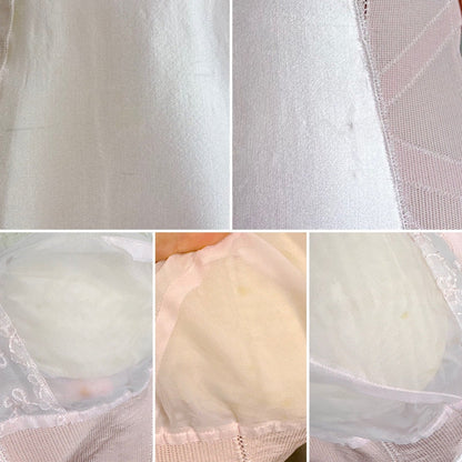 Vintage 1950's Rose Pink Rayon Satin All - in - One Girdle - By Promise by Poirette, size S, M - Daggers & Dames